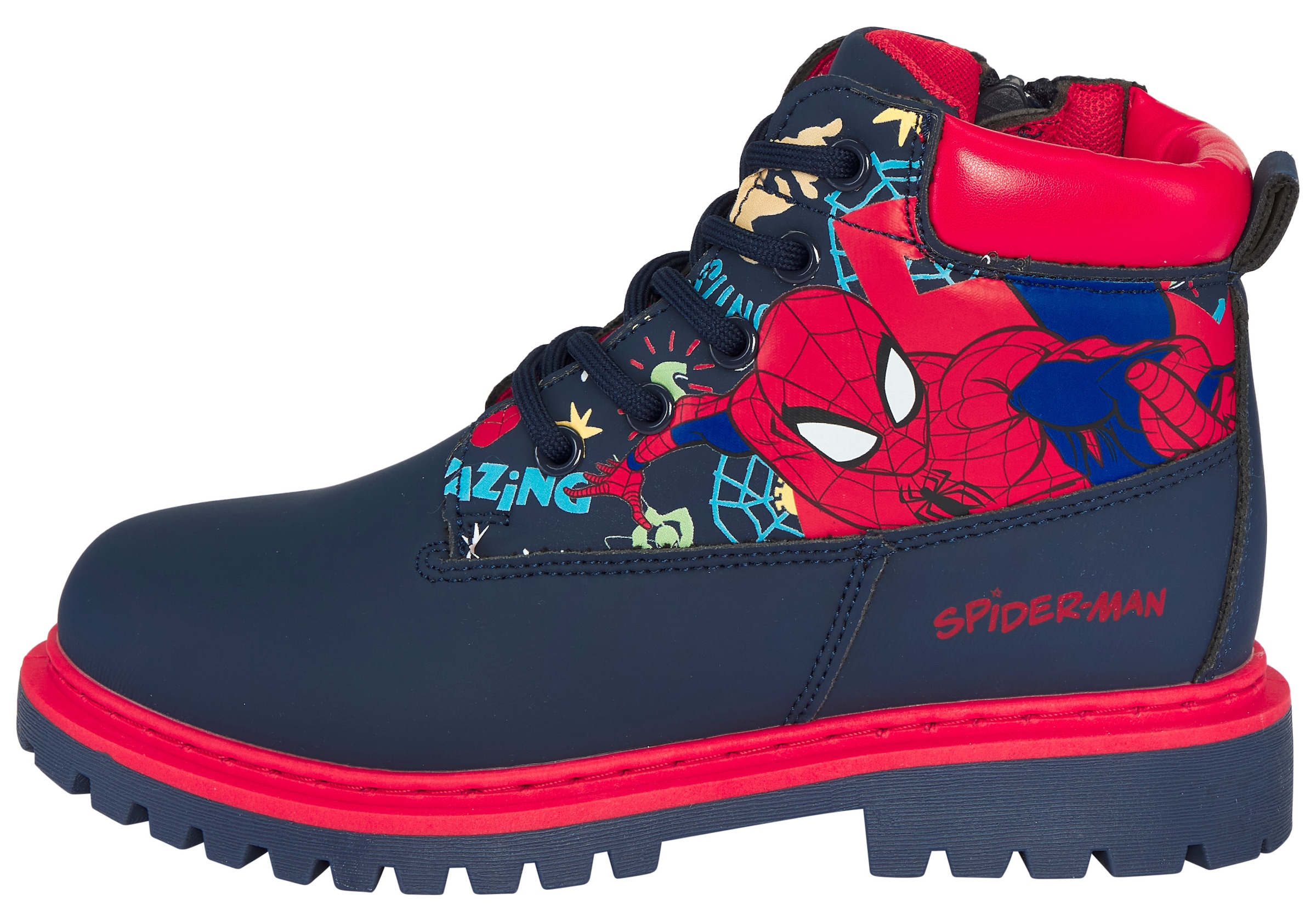 Disney Winterboots »Spiderman«  Winterschuhe, Winterboots, Schnürstiefel, Winterstiefel