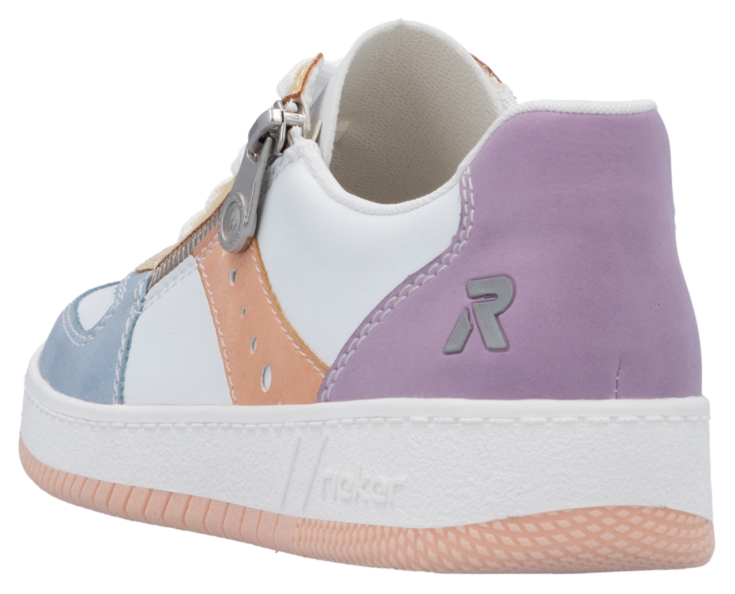 RIEKER Sport Sneaker, in aktueller Farbkombination, Freizeitschuh, Halbschuh, Schnürschuh