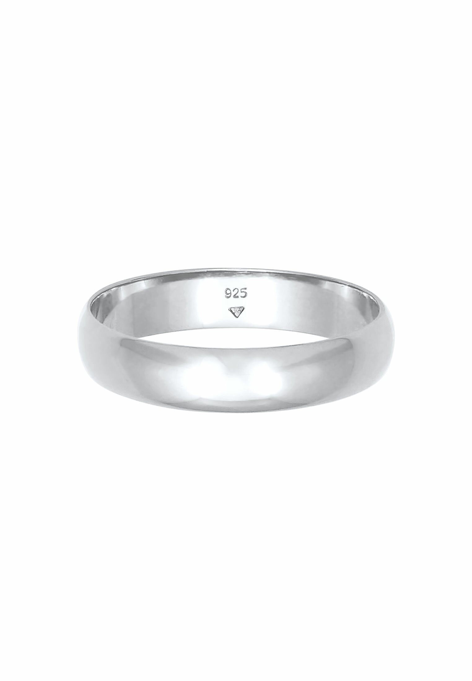 Elli Silberring »Ring Basic Bandring Trauring Verlobung 925 Silber«