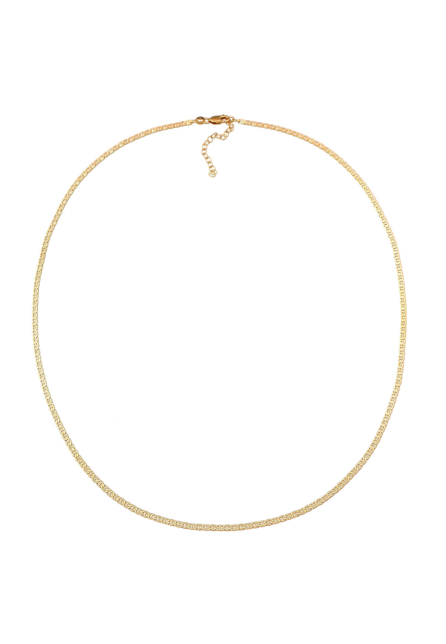 Kuzzoi Silberkette »Halskette Herren Stäbchenpanzerkette Basic 925 Silber«