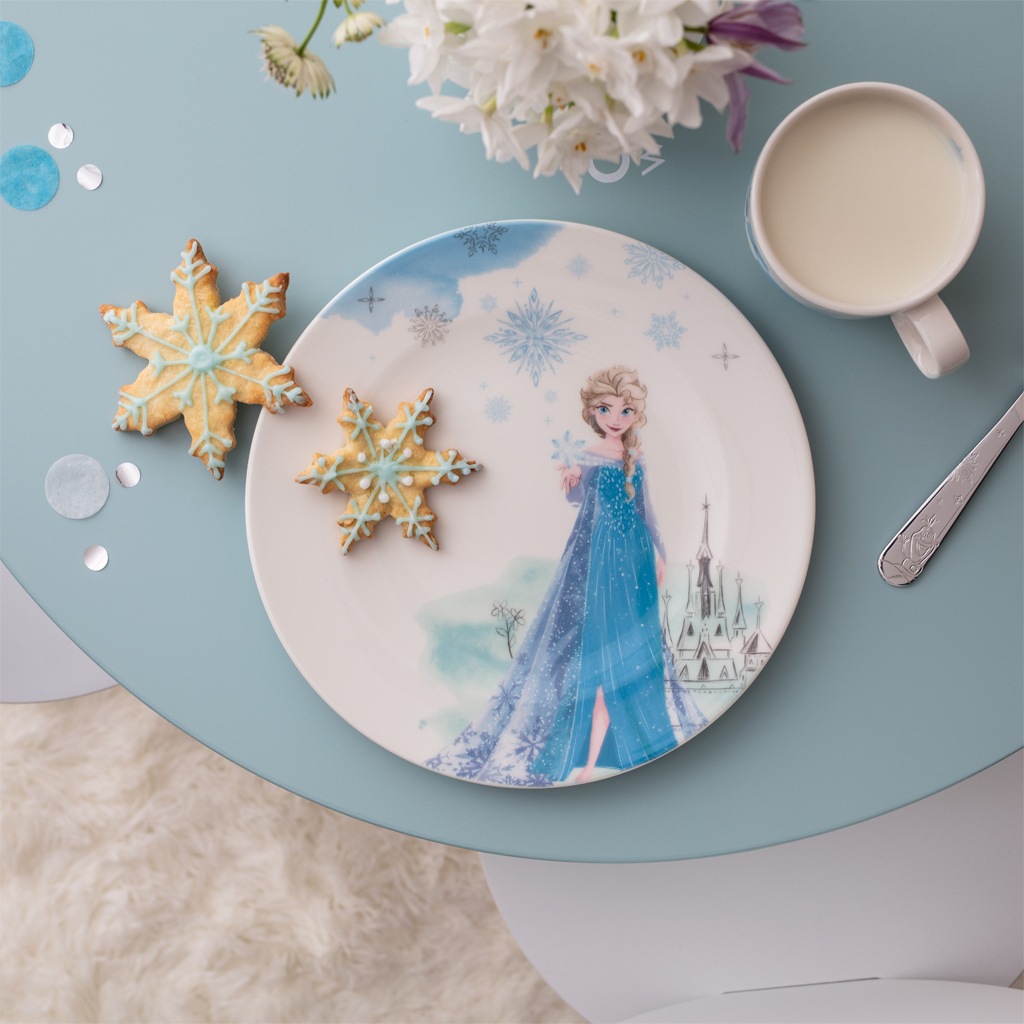 Villeroy & Boch Teller »Kinderteller Disney Frozen ø 21,5 cm 6er Set bunt« Spülmaschinenfest, Mikrowellensicher