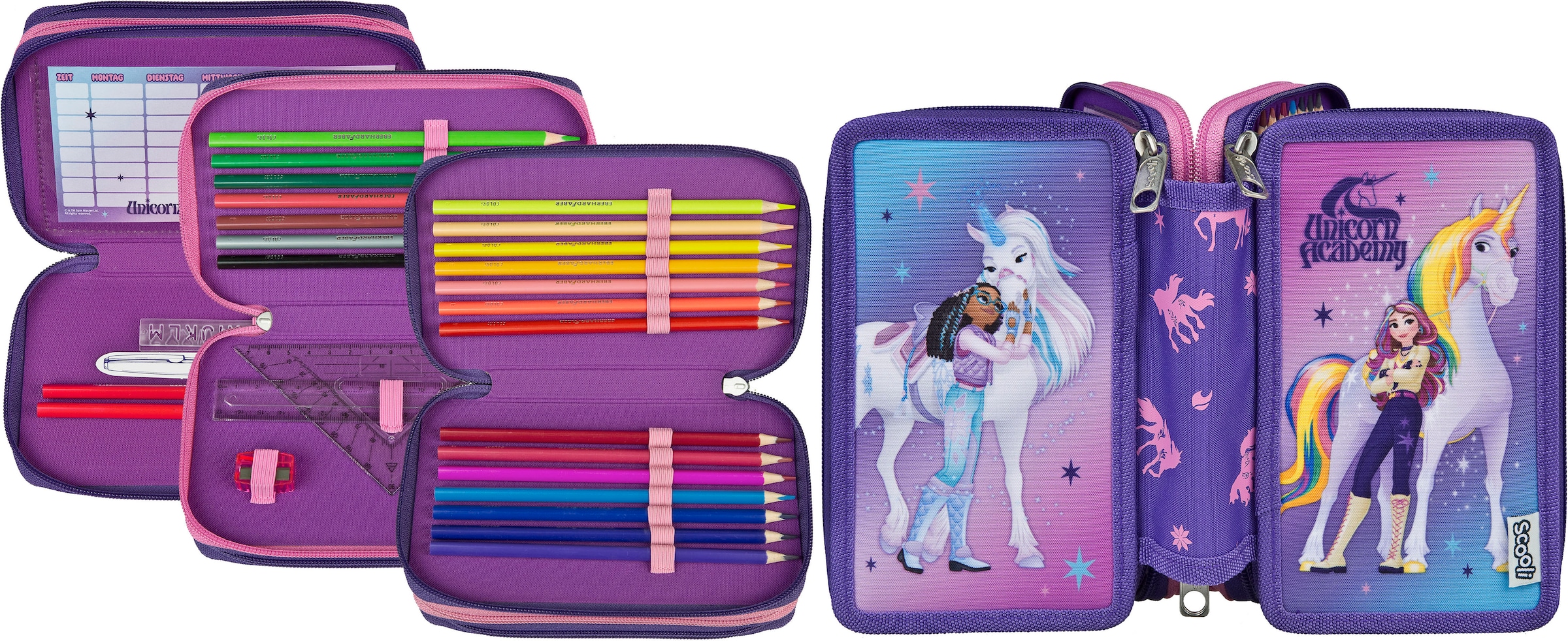 Scooli Federmäppchen »Tripledecker«