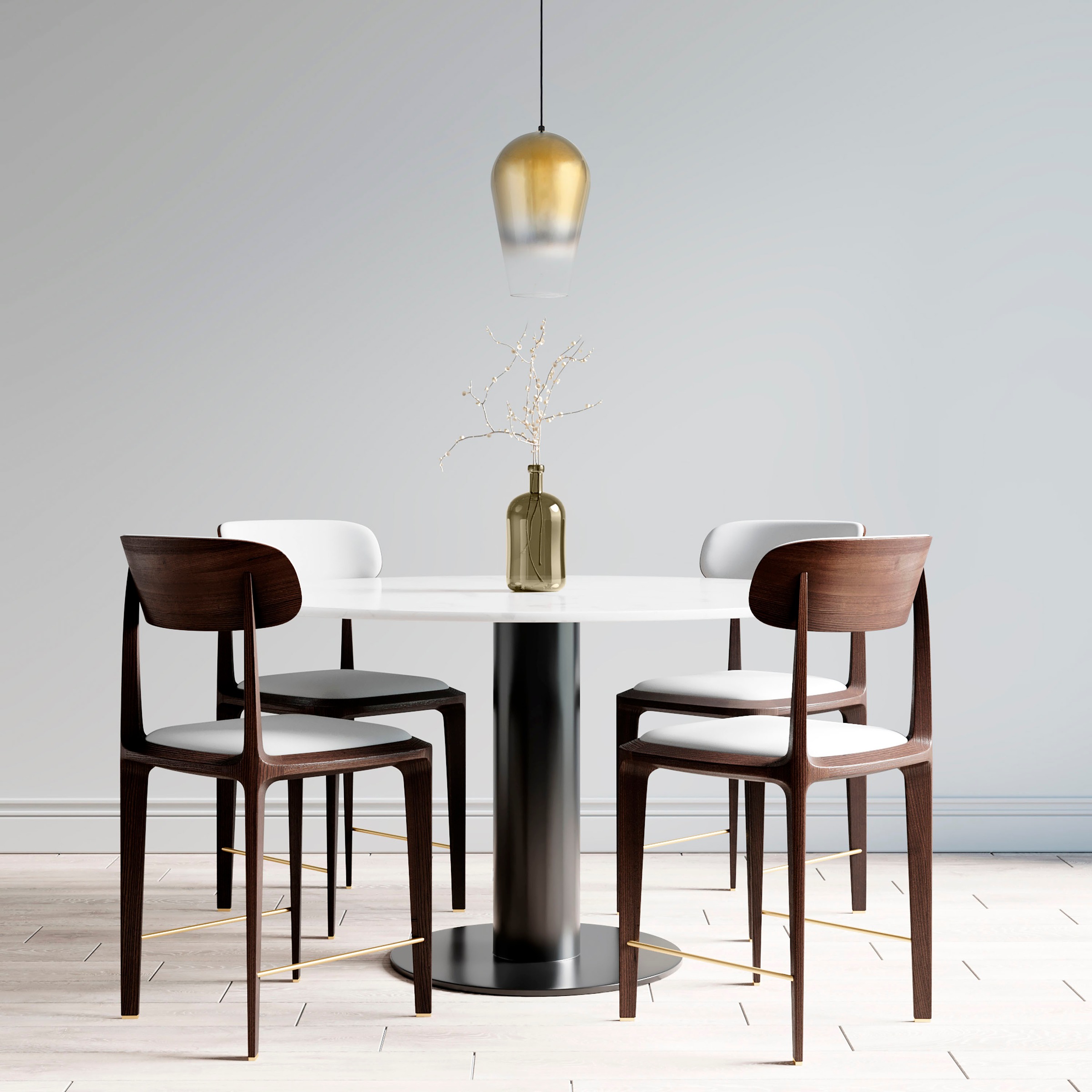 Paco Home Pendelleuchte »DALIA«, Leuchtmittel E27 | ohne Leuchtmittel, Esstisch Glas Lampenschirm Hängeleuchte Wohnzimmer Modern E27