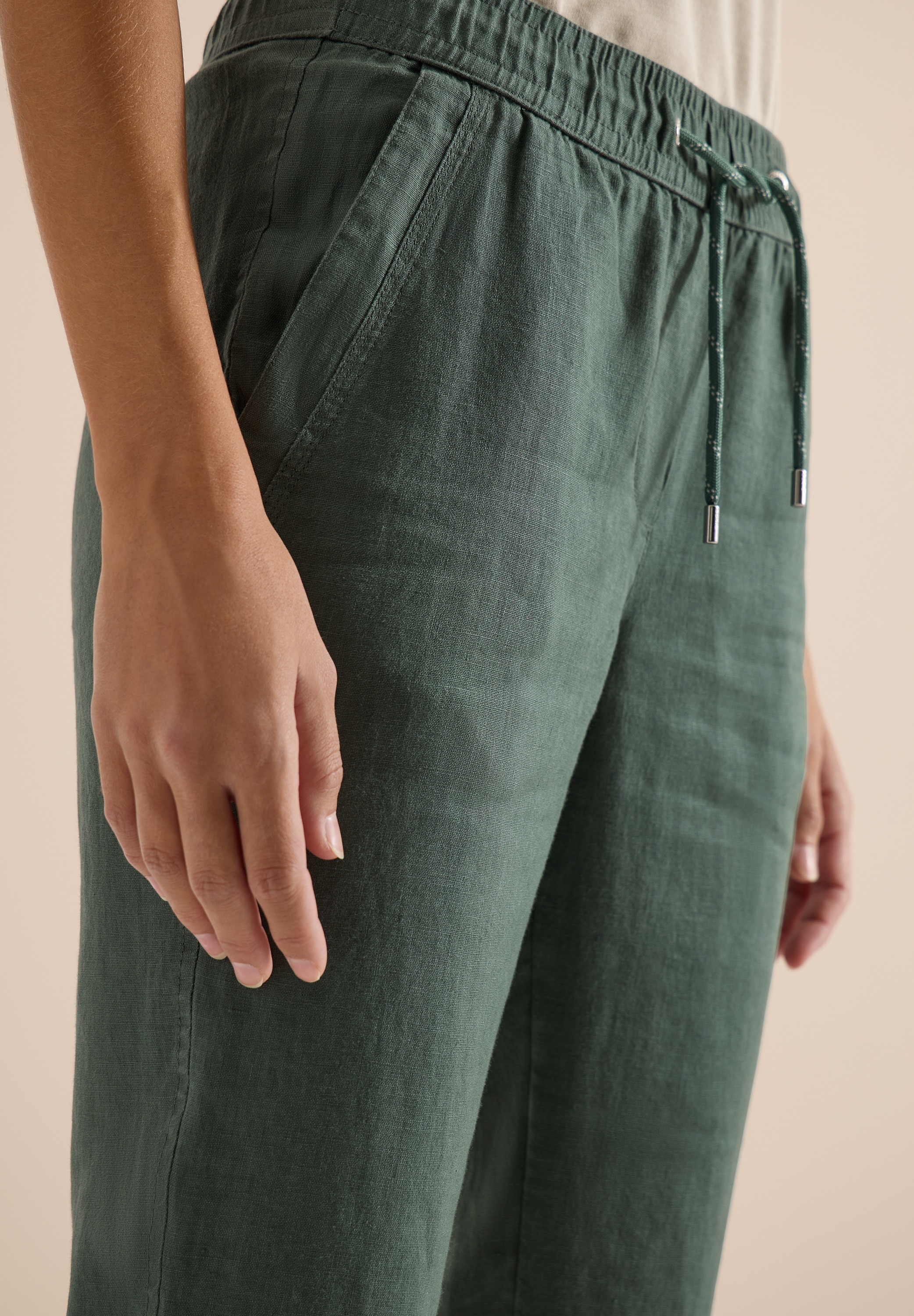 Cecil Stoffhose »Style Tracey«  im Casual Fit und aus Leinen