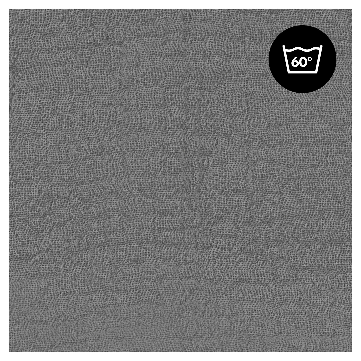 Hauck Babywippe »Baby Bouncer Cover Muslin Dark Grey«, Schonbezug für Babywippe und Hochstuhlaufsätze
