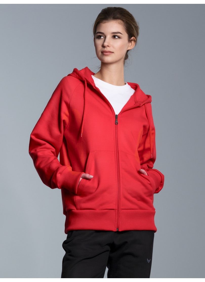 Sweatjacke »TRIGEMA Sweatjacke mit Kapuze«