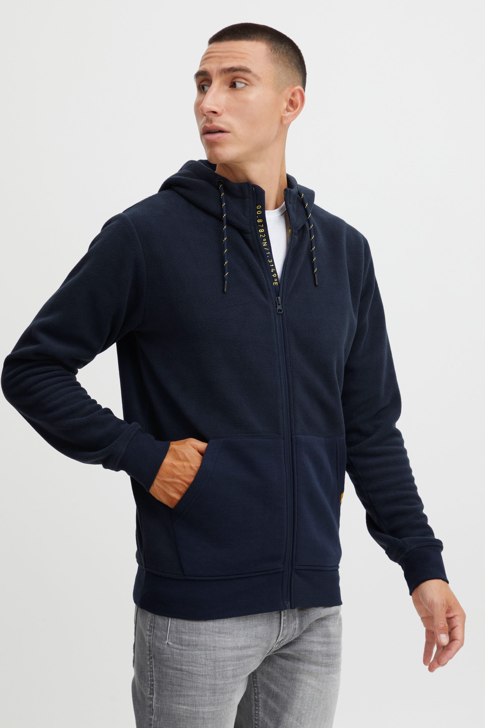 Indicode Fleecejacke »Fleecejacke IDLando«, mit Kapuze