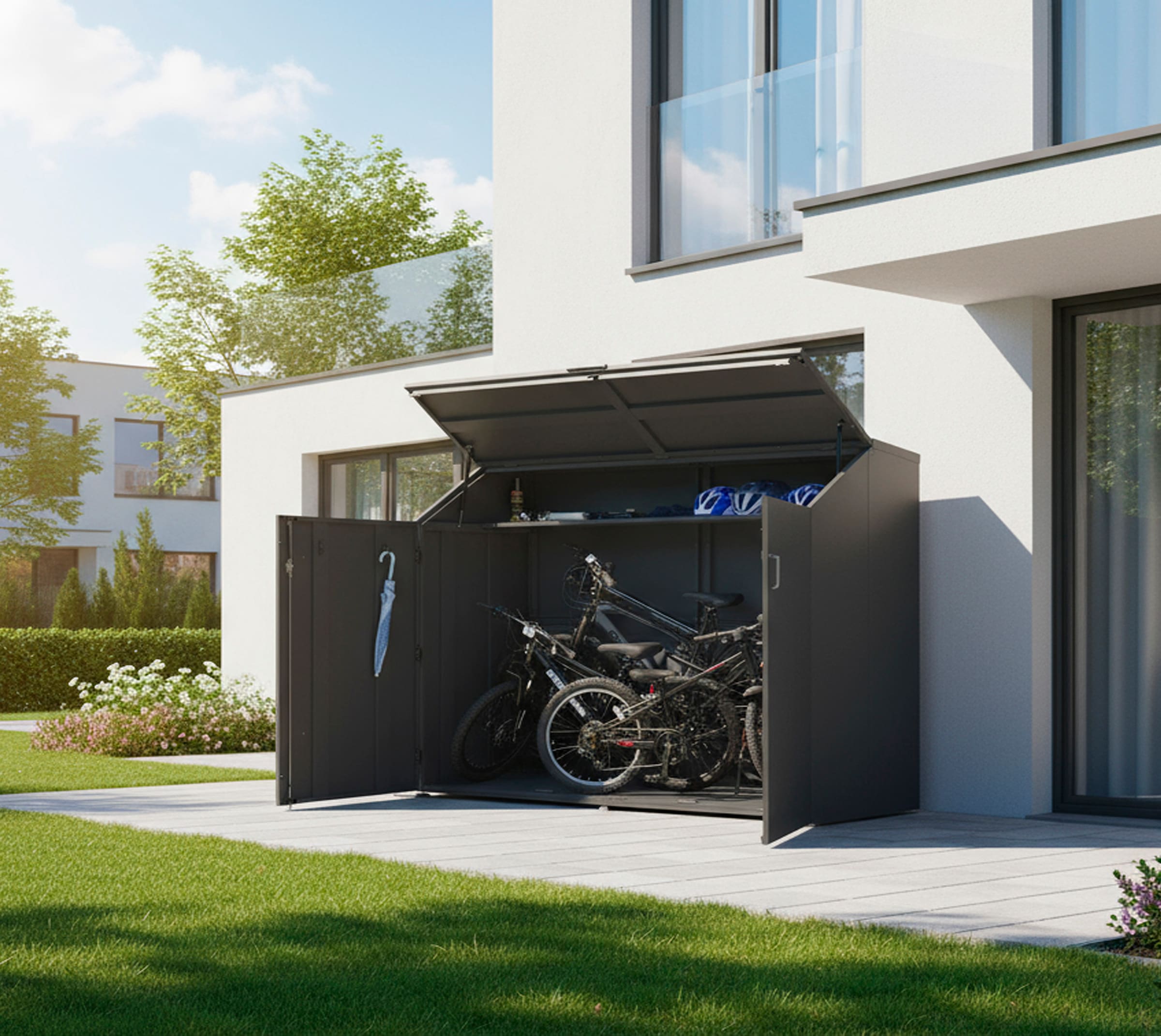 WESTMANN Fahrradbox »Linea« BxTxH: 200x100x154 cm