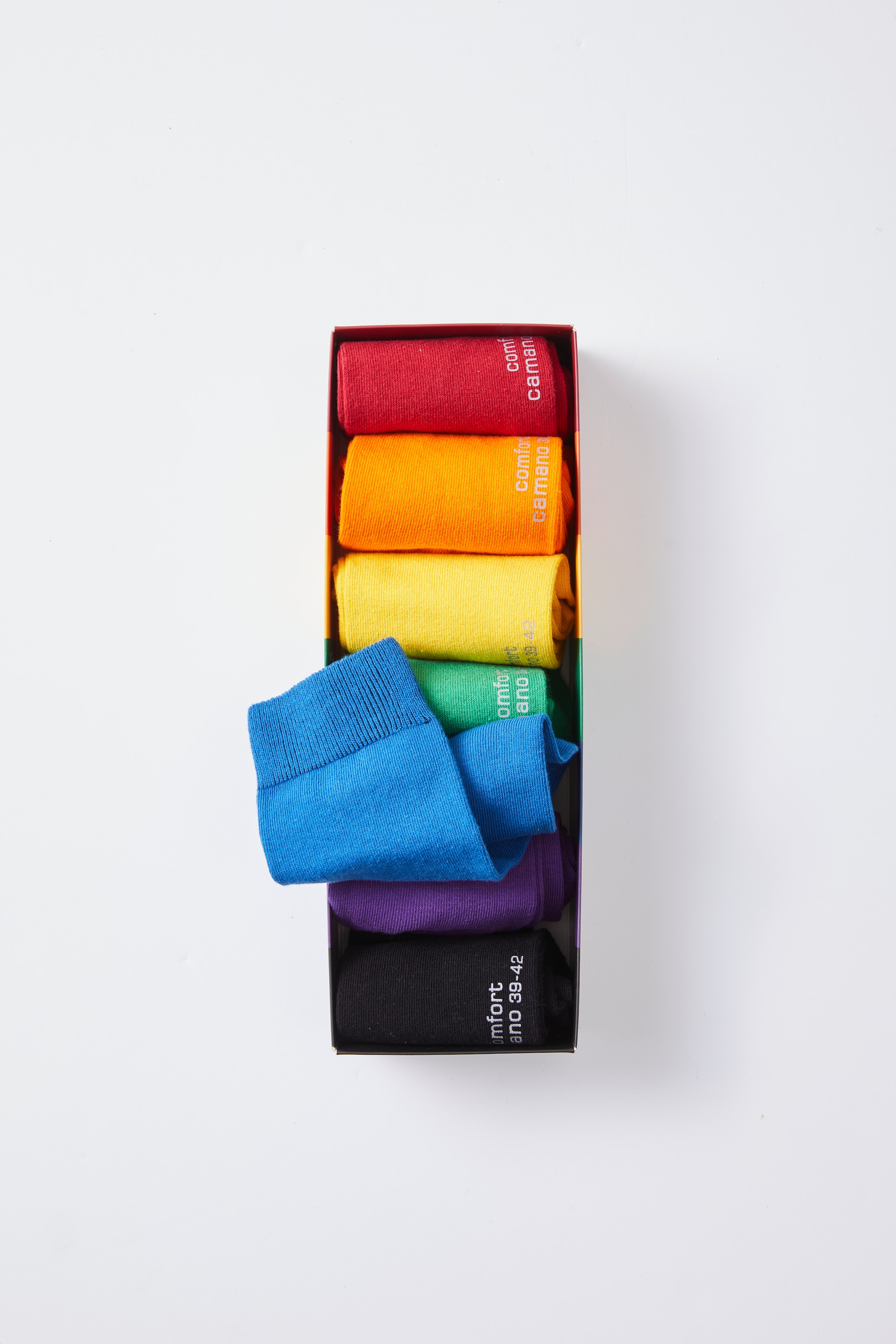 Camano Socken »comfort« 7 Paar,  in langer Form, mit Geschenkbox