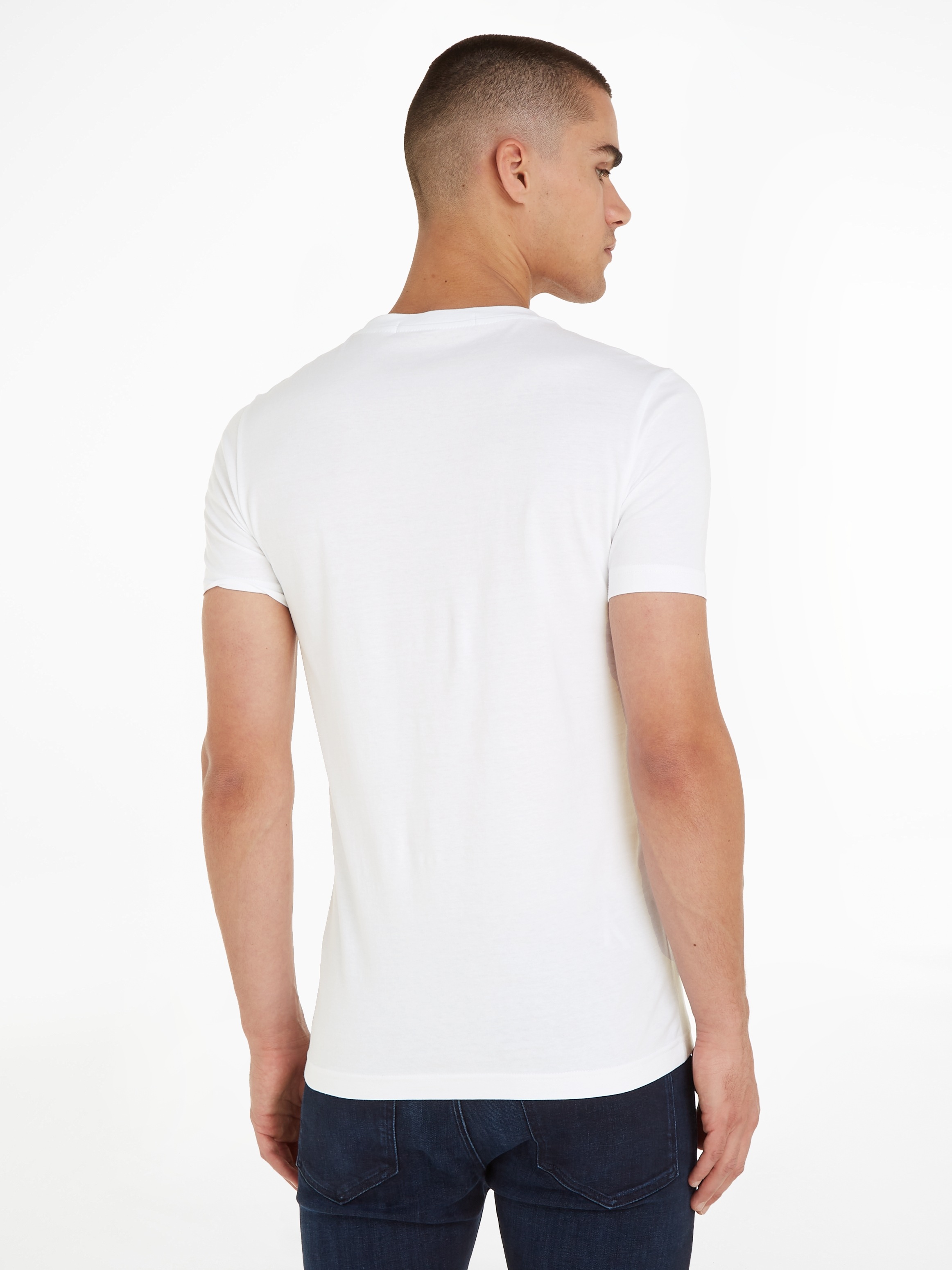 Calvin Klein Jeans T-Shirt »CORE INSTITUTIONAL LOGO SLIM TEE«, mit logo-Schriftzug