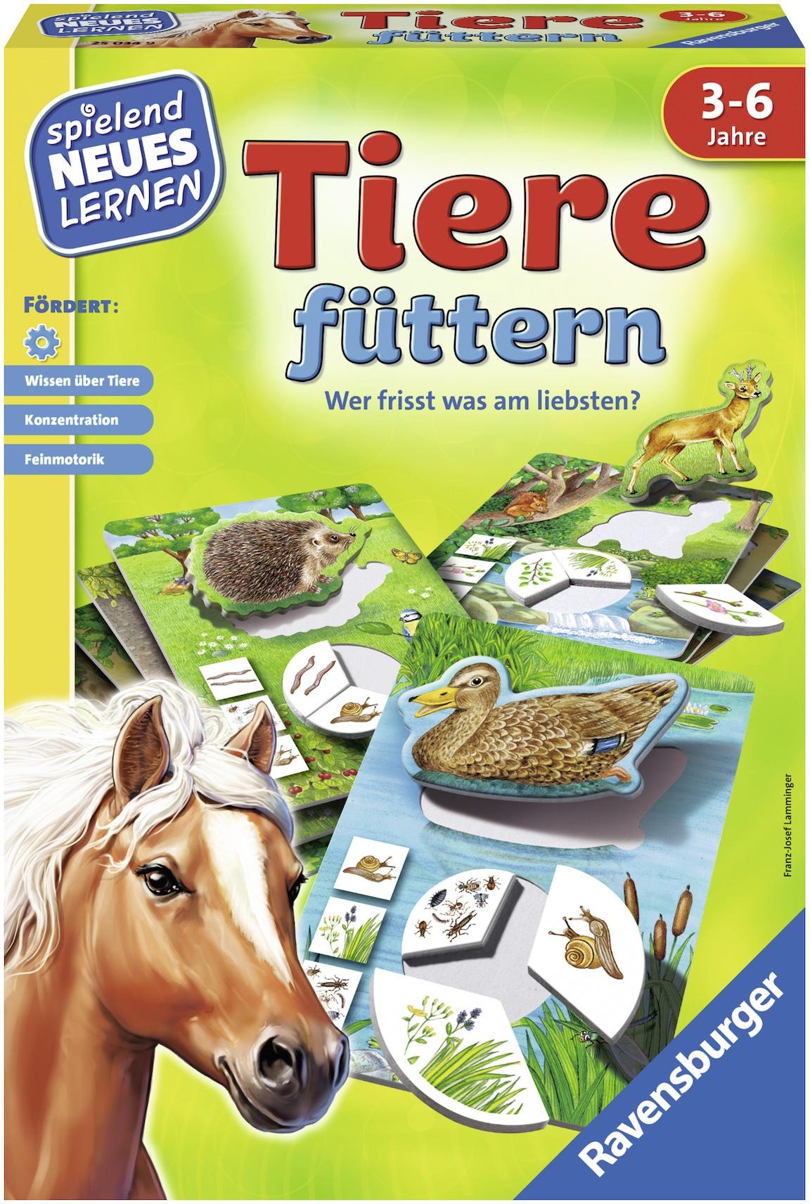 Ravensburger Spiel »Tiere füttern«, Made in Europe, FSC® - schützt Wald - weltweit