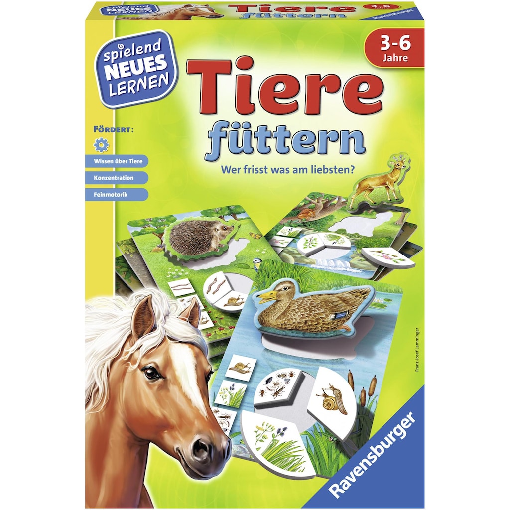 Ravensburger Spiel »Tiere füttern«, Made in Europe, FSC® - schützt Wald - weltweit