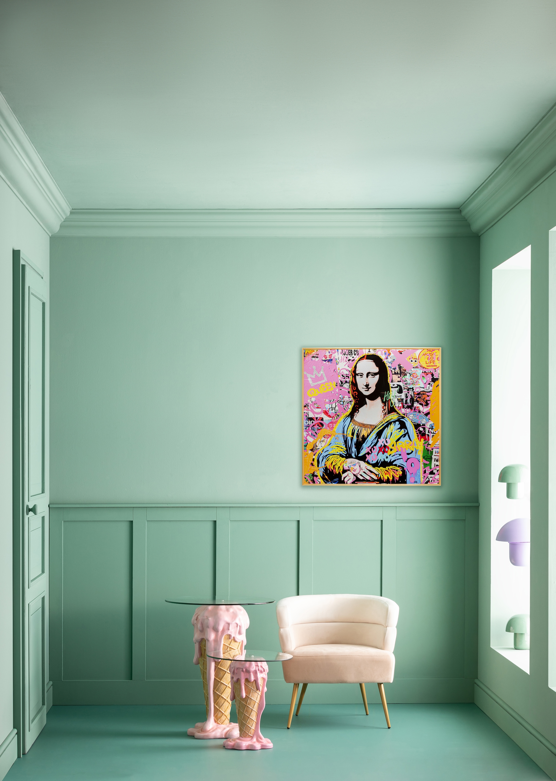 Kare Design Bild mit Rahmen »Gerahmtes Bild La Viva 100x100cm« 1,  verschiedene Motive