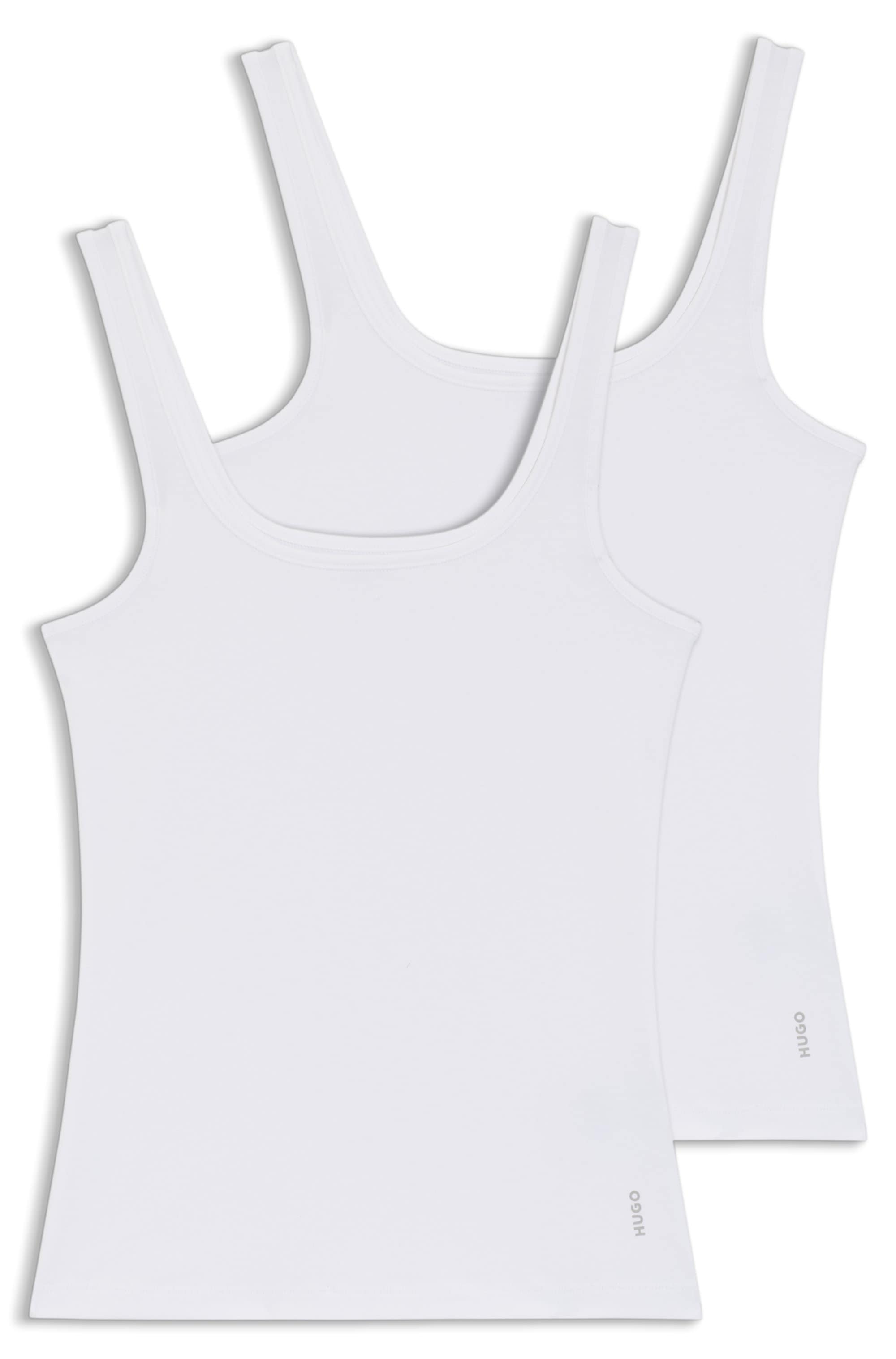 HUGO Underwear Tanktop »TWIN VEST«, (Packung, 2er-Pack), mit vertikalem Logoprint
