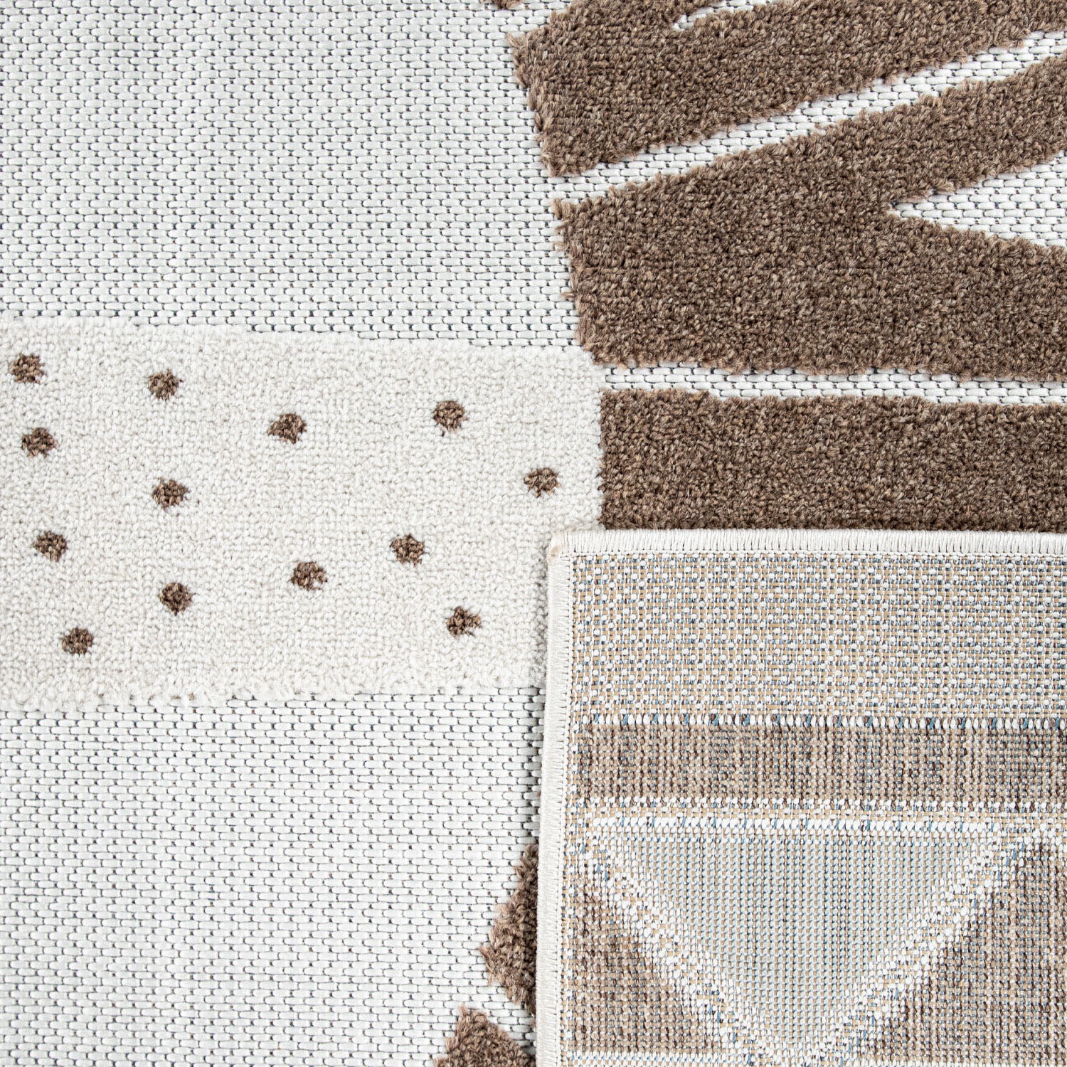 Paco Home Kinderteppich »Tweet 464«, rund, 12 mm Höhe, Flachgewebe, Hoch-Tief-Effekt, Motiv Löwe, In- und Outdoor geeignet