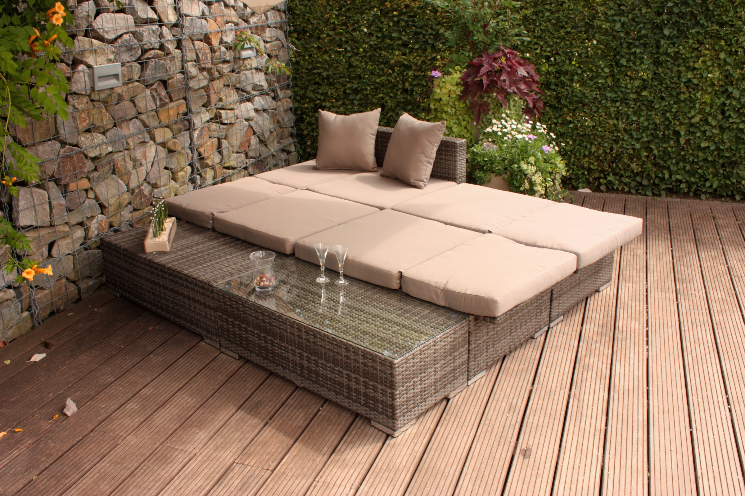 Garden Pleasure Gartenlounge-Set »Alcudia«, (Set)