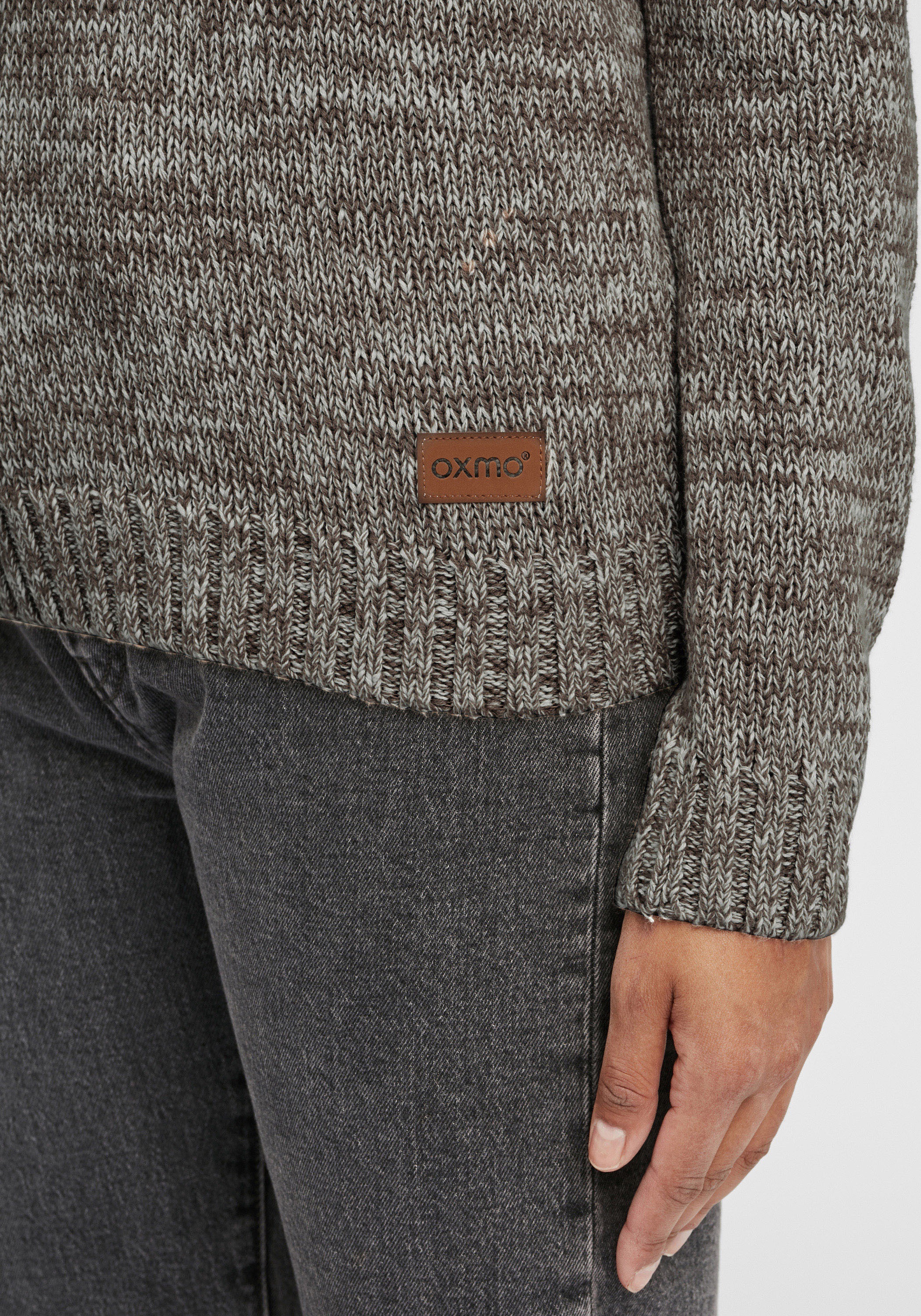 OXMO Strickfleece-Pullover »Strickpullover OXPhiklicita«