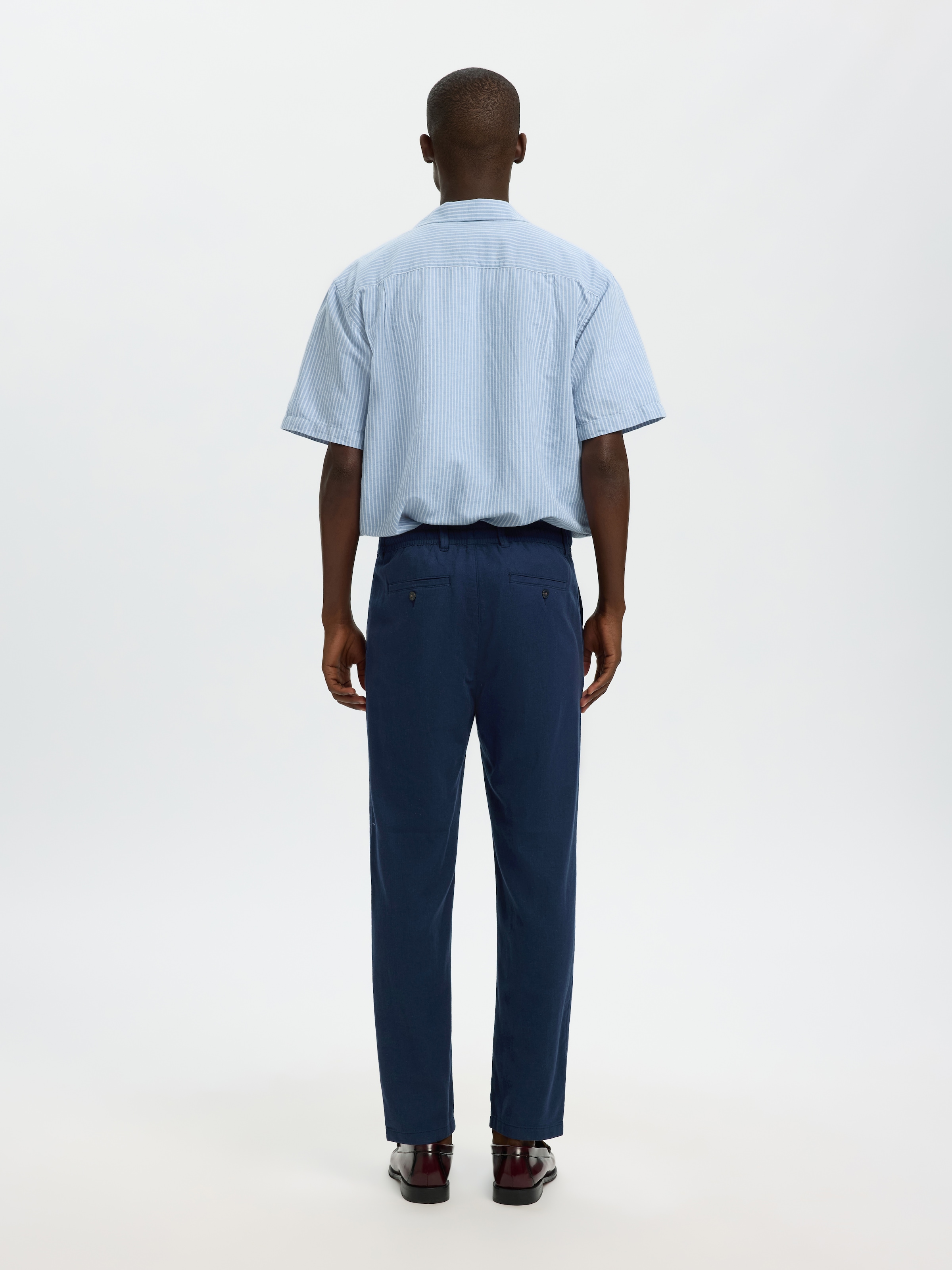 SELECTED HOMME Chinohose »SLH172-SLIMTAPE BRODY LINEN PANT NOOS«  mit Leinen