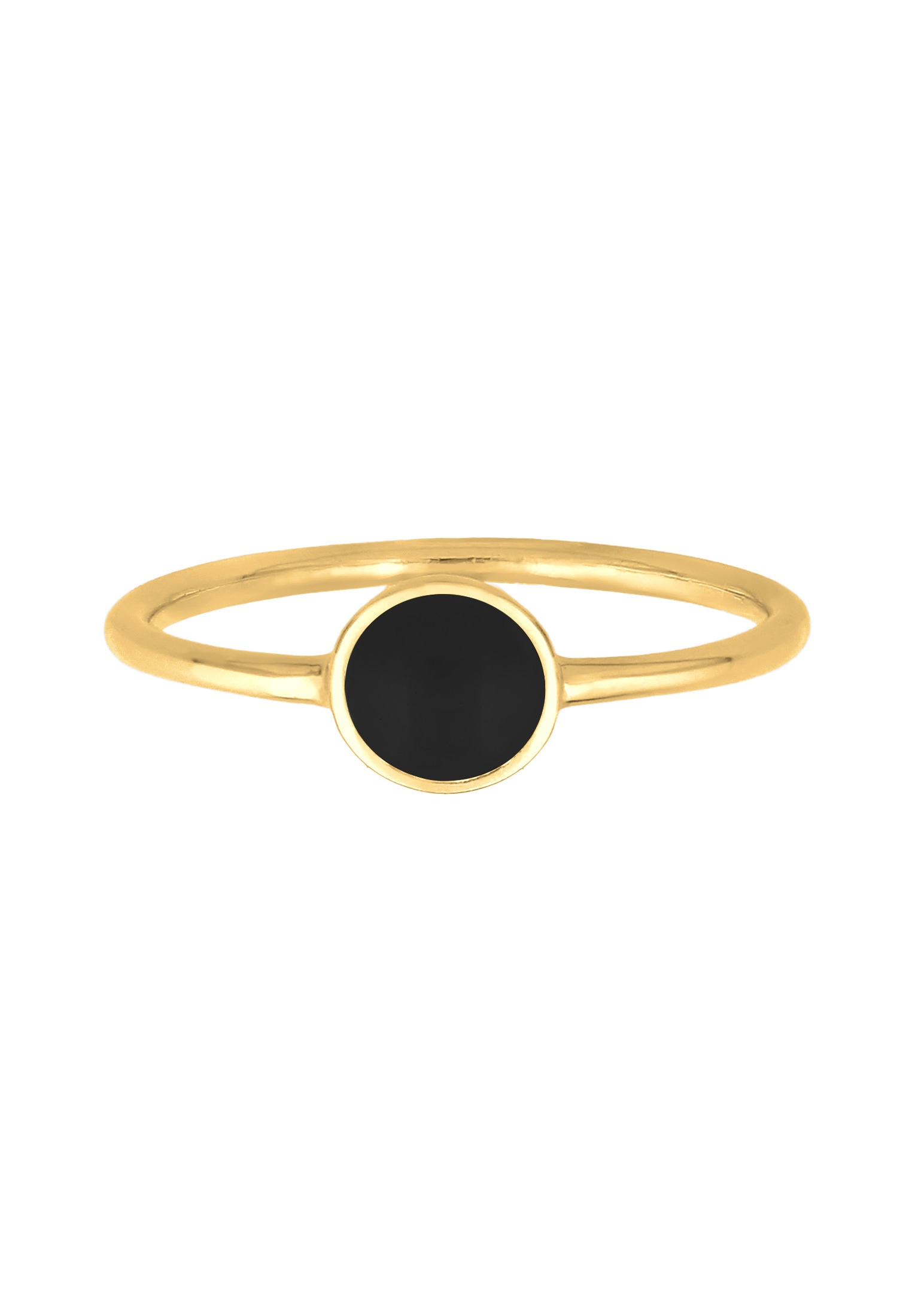 Elli Silberring »Ring Solitär Stapelring Emaille 925 Silber«