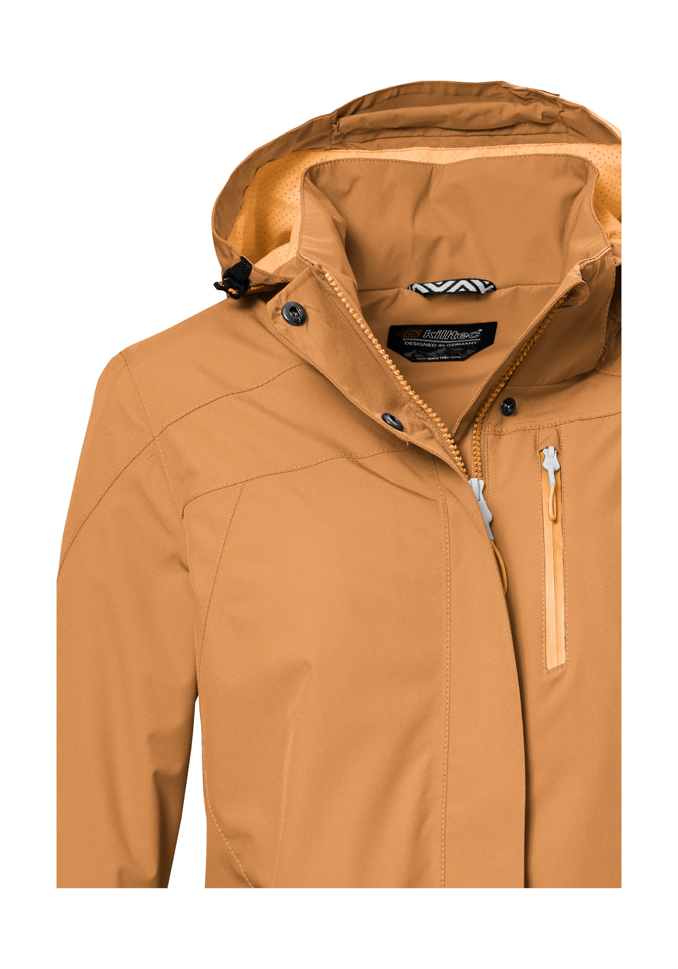 Killtec Outdoorjacke »KOS 28 WMN JCKT«, Wasserdichte, atmungsaktive Damenjacke, recyceltes Material