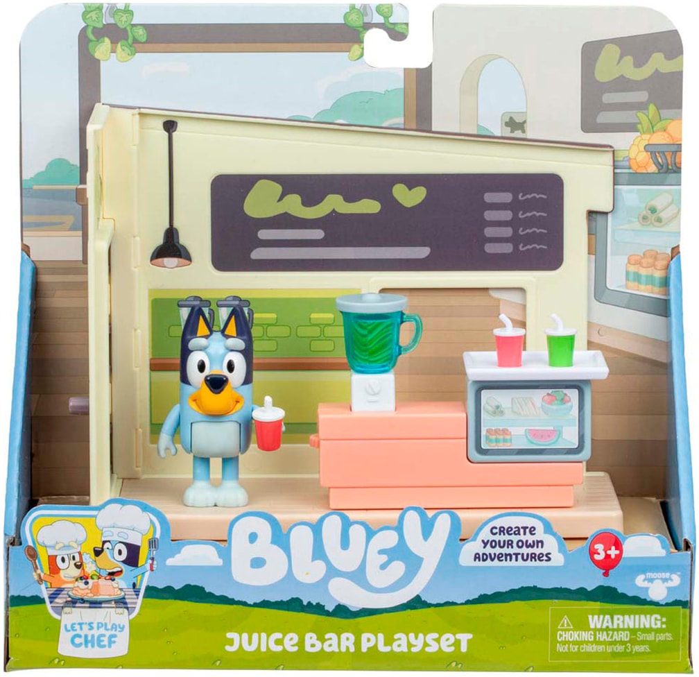 Moose Spielwelt »Bluey, Mini-Spielset, Let's Play Chef Saftbar«