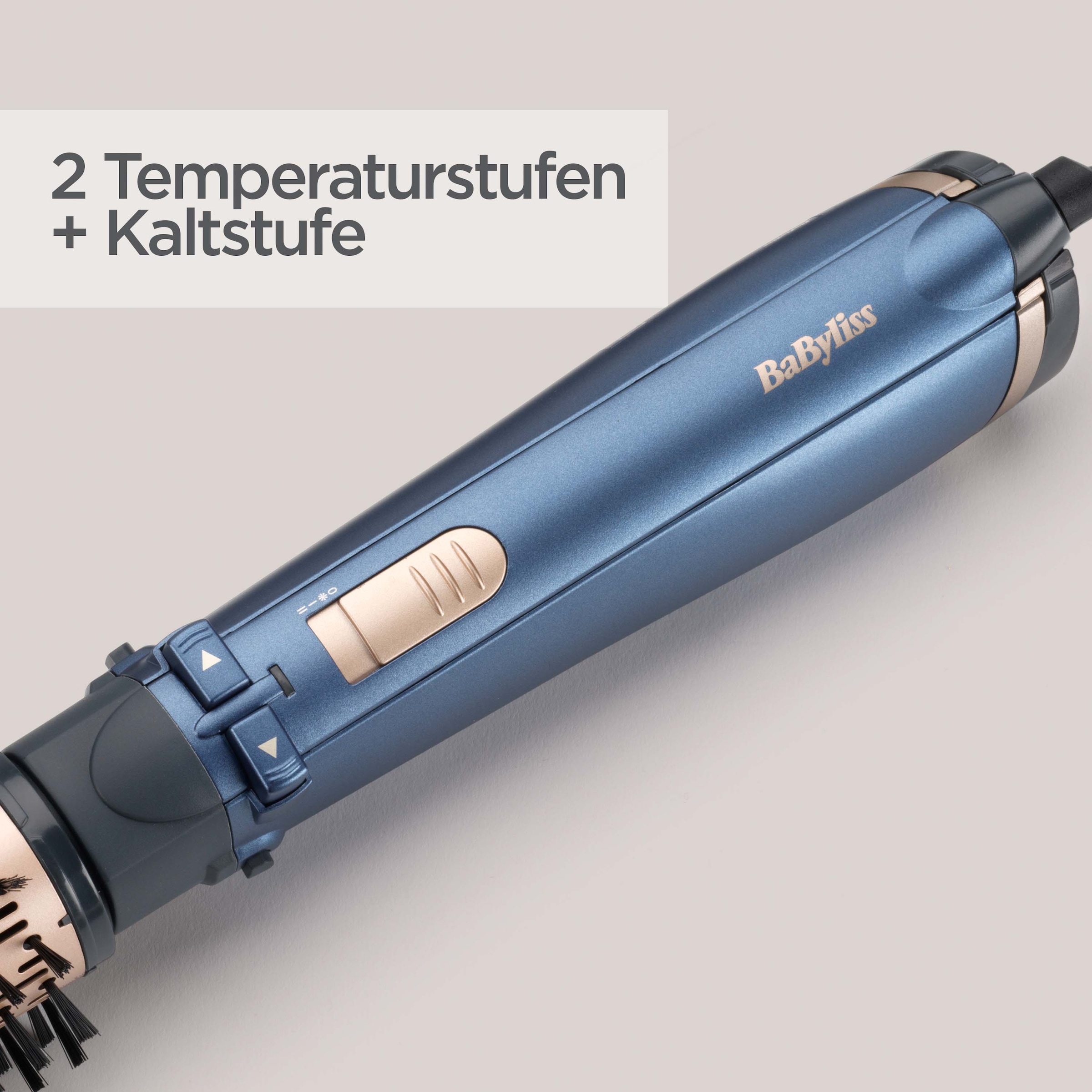 BaByliss Warmluftbürste »Style Pro 1000 Rotierende Warmluftbürste mit Aufsätzen, AS965E« 4-in-1 Heißluftstyler mit Ionen-Technologie für Volumen & Glanz, 1000W