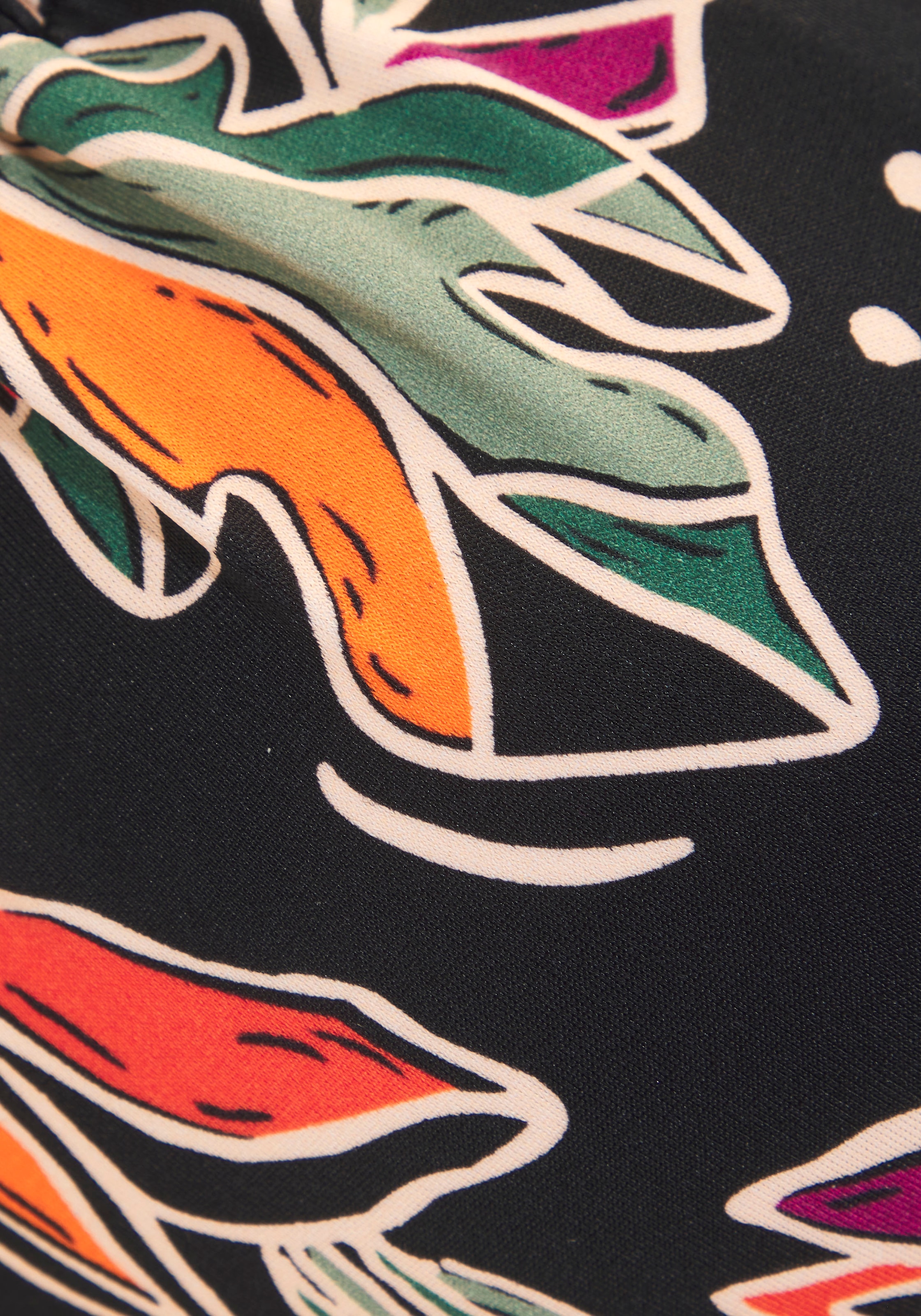 Buffalo Bügel-Bikini-Top »Whoopi« mit modernem Blätterdruck