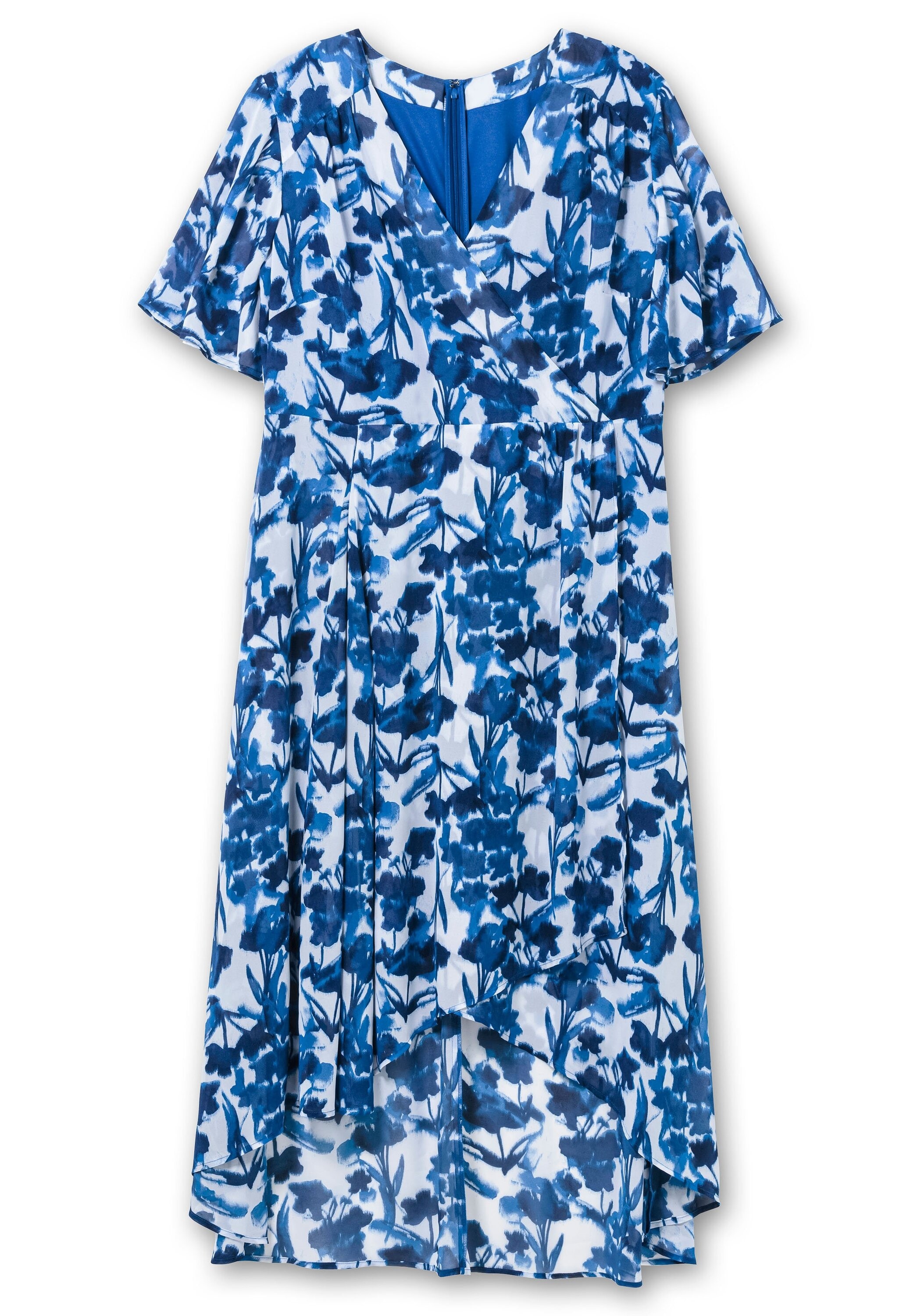 Sheego Abendkleid »Chiffonkleid aus Chiffon, in Wickeloptik«