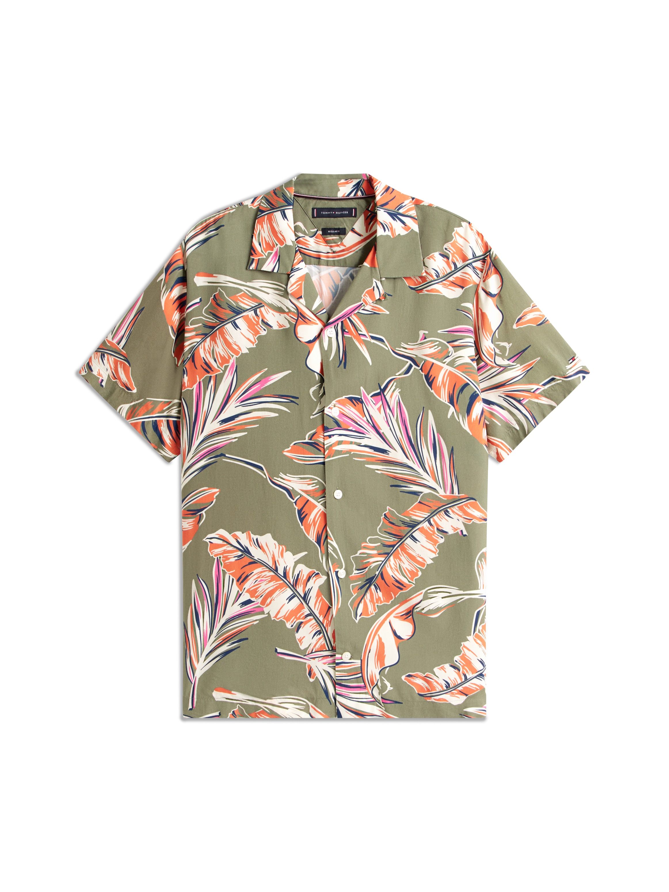 Tommy Hilfiger Kurzarmhemd »LIGHTWEIGHT LEAF AOP SS SHIRT«, modischer Blätter-Print