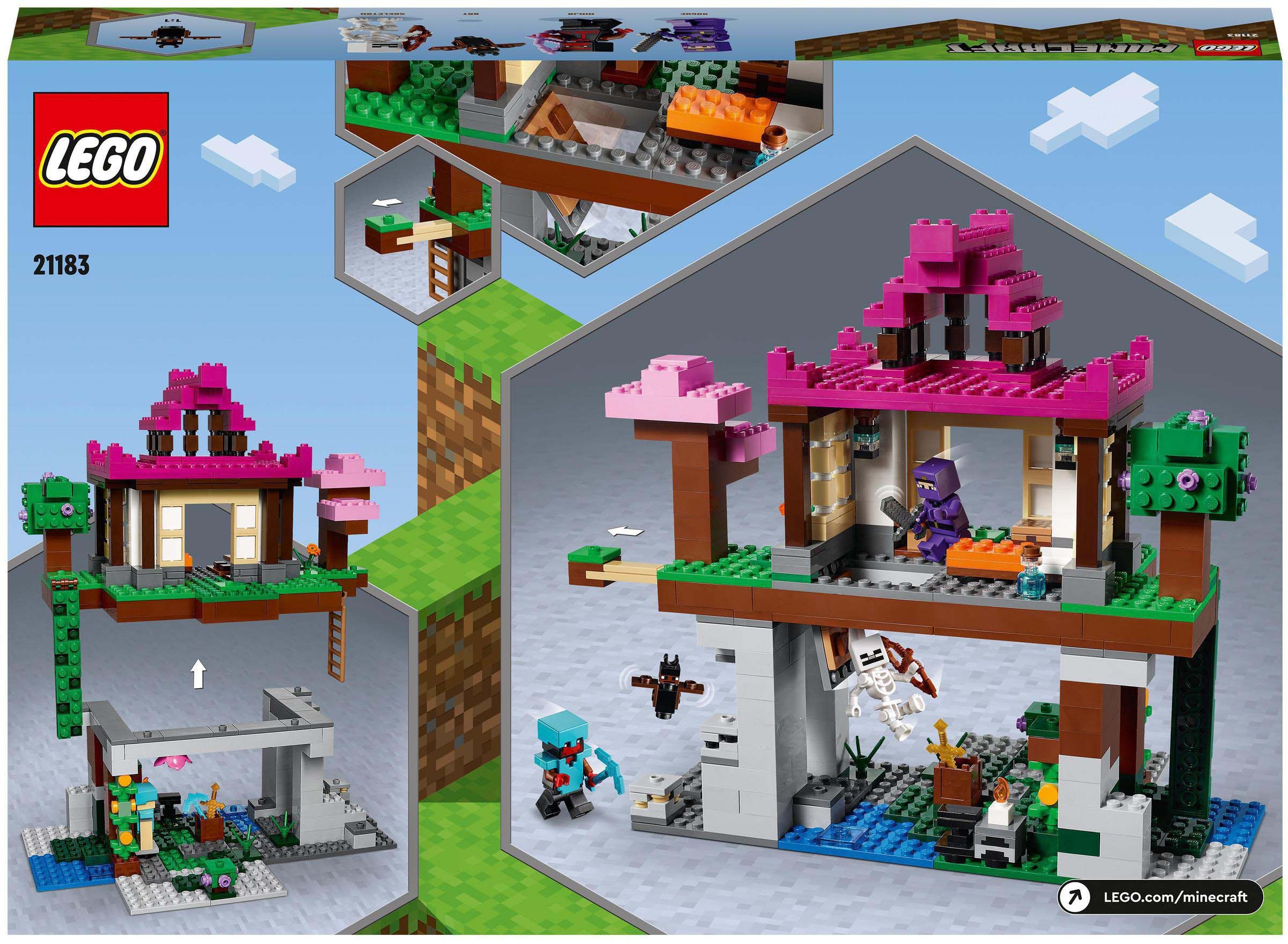 LEGO® Konstruktionsspielsteine »Das Trainingsgelände (21183), LEGO® Minecraft«, (534 St.)