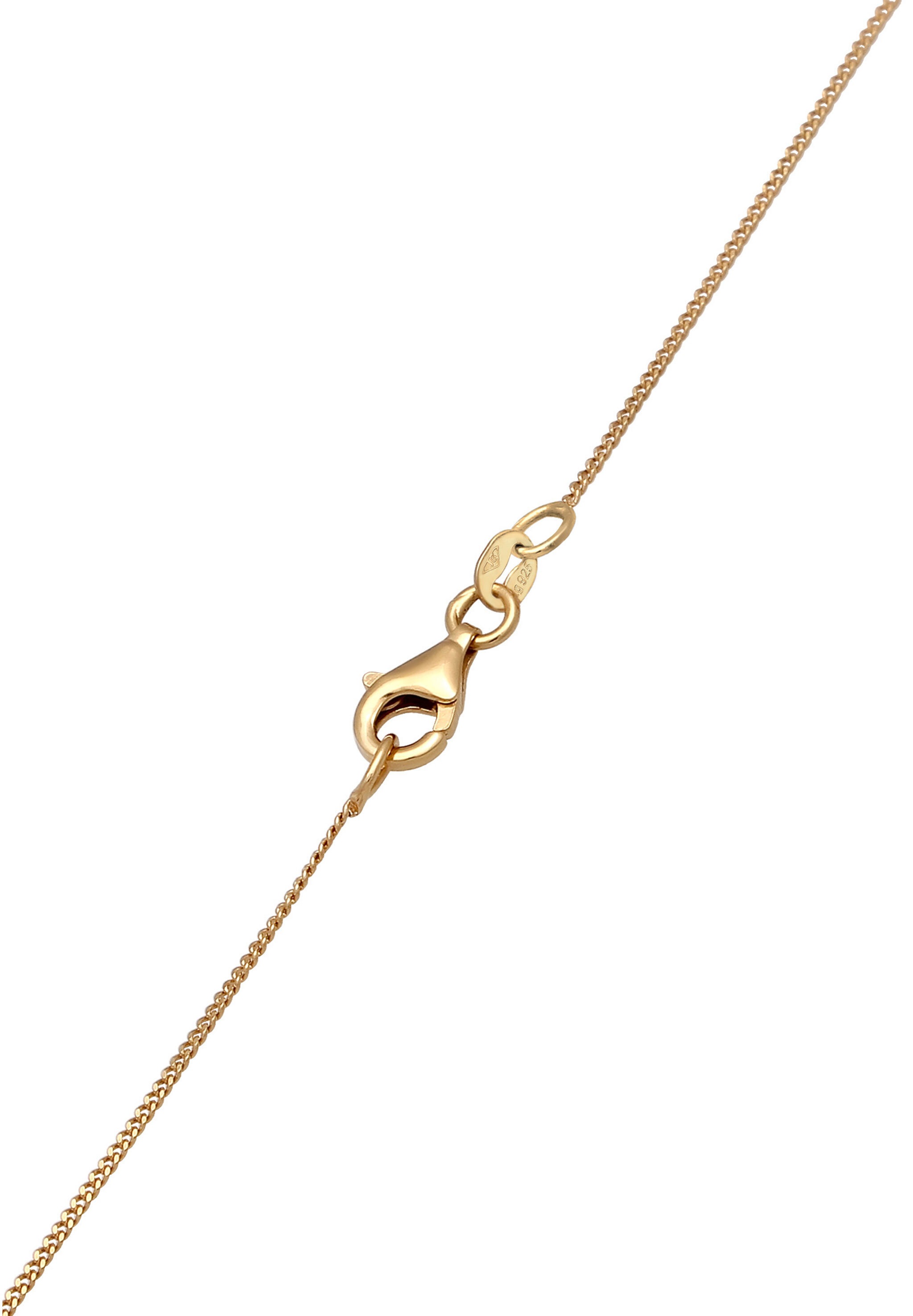 Elli Silberkette »Halskette Tropfen Synthetische Perle Grün 925 Sterling Silber, mit Kristallen von Swarovski®«