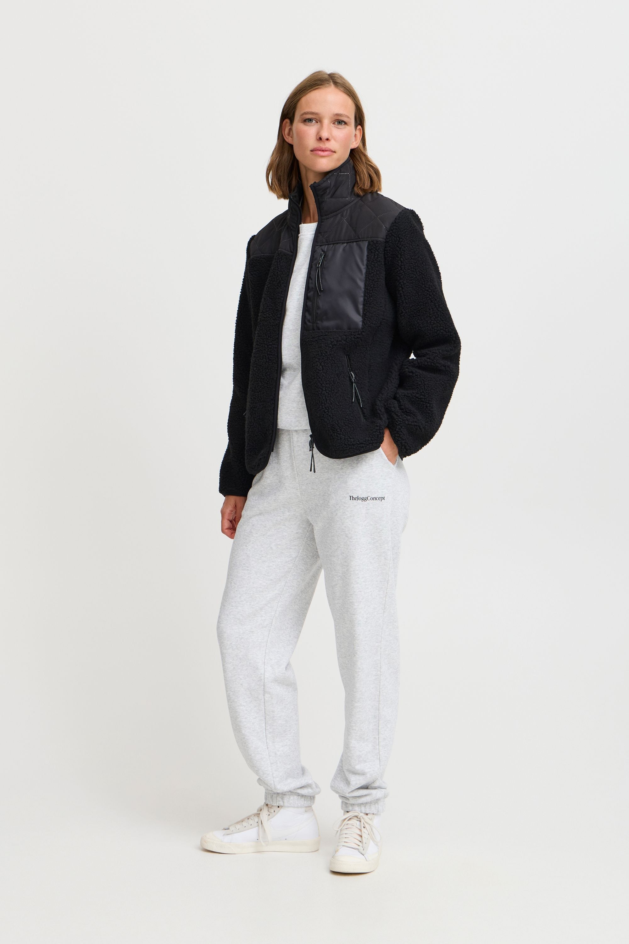 TheJoggConcept Fleecejacke »Fleecejacke JCBERRI JACKET 6«