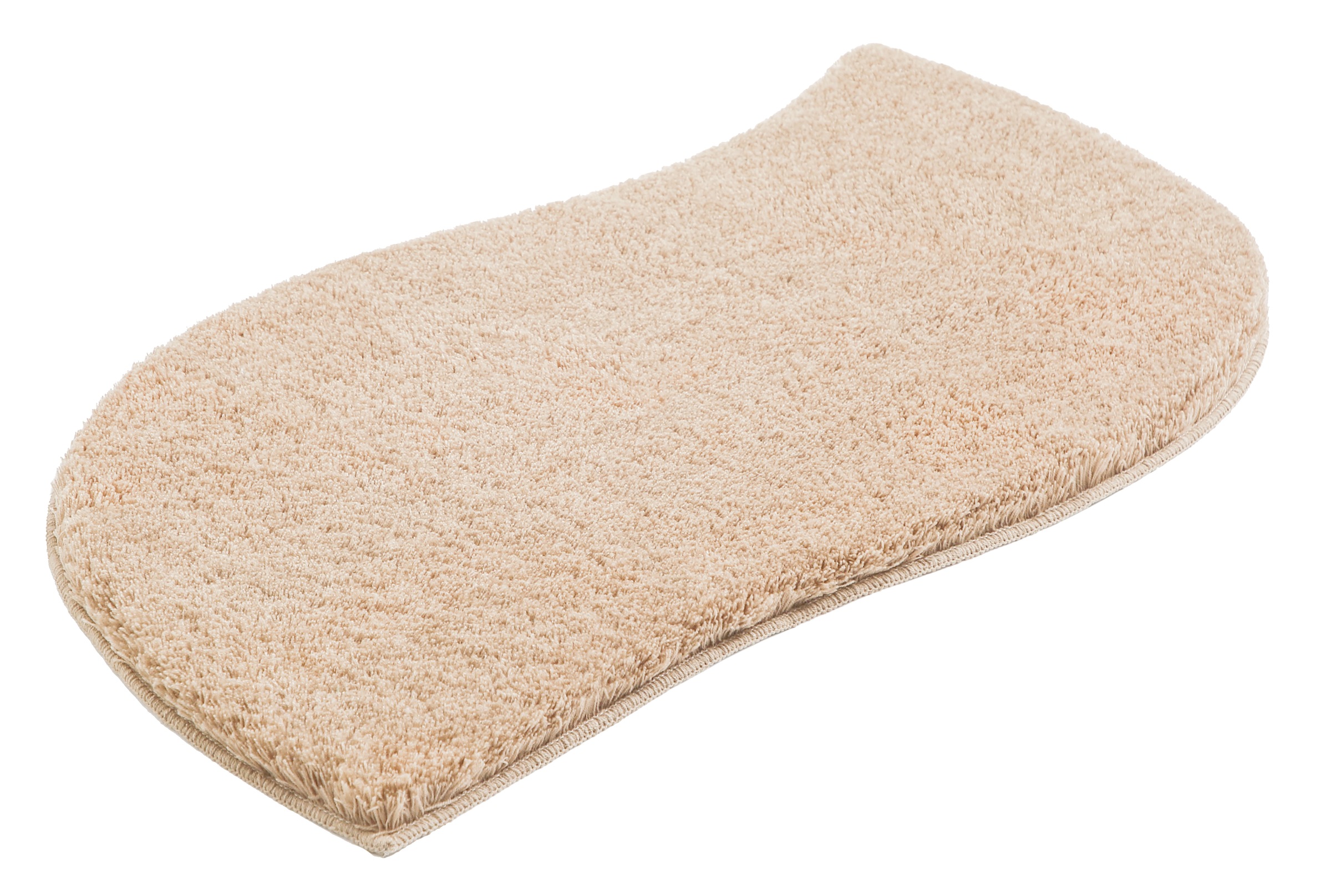 my home Badematte »Merida, Badvorleger, Badezimmer Teppich«, rutschhemmend beschichtet, fußbodenheizungsgeeignet-schnell trocknend-strapazierfähig, Badteppich, Uni Farben, rechteckig, rund & als 2-tlg. Set erhältlich