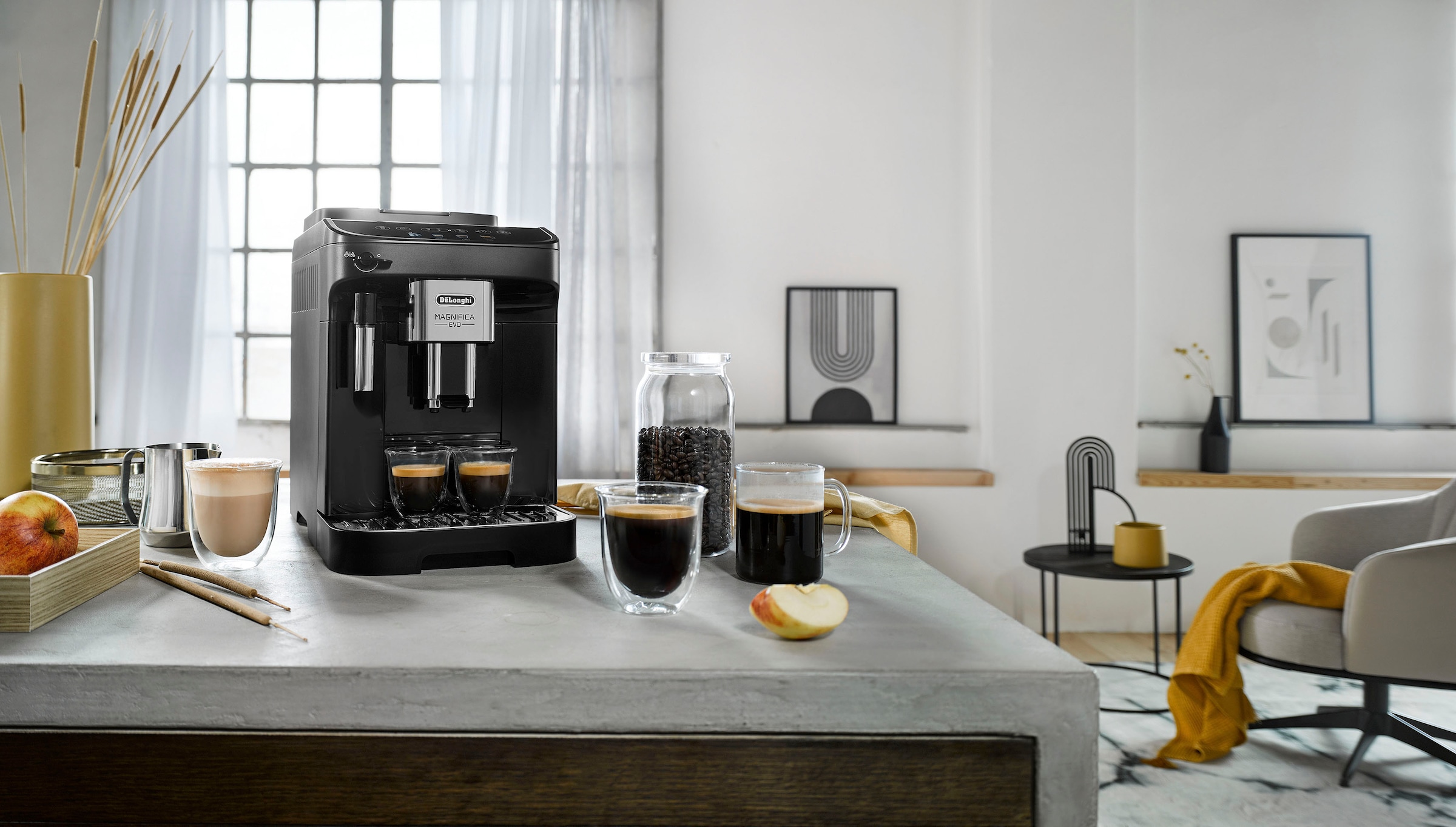 De'Longhi Kaffeevollautomat »Magnifica Evo ECAM 290.21.B, Schwarz«