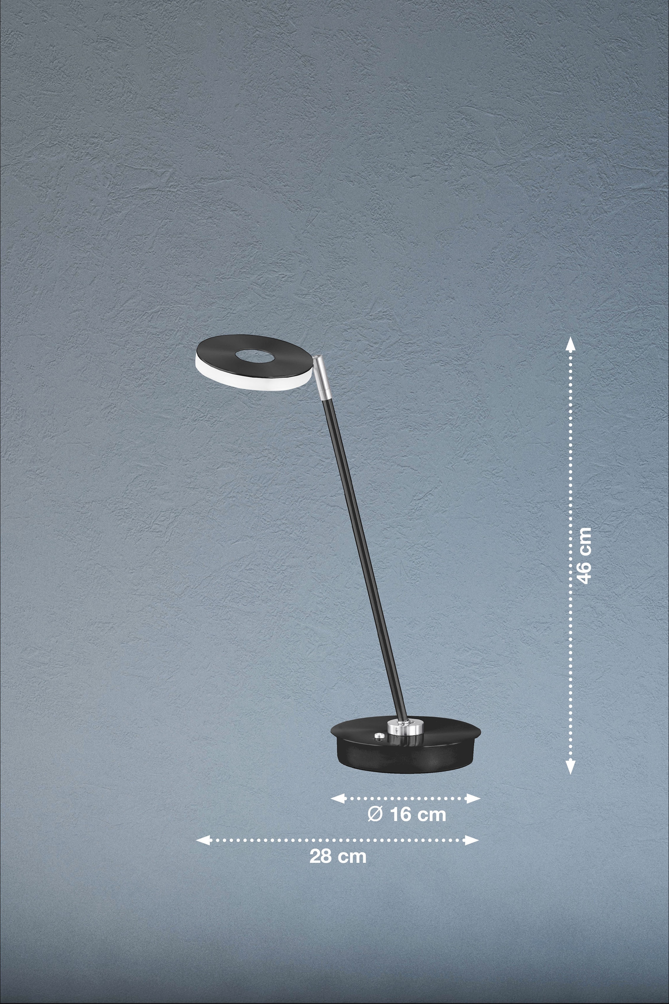 FISCHER & HONSEL LED Schreibtischlampe »Dent«, 1 flammig, Leuchtmittel LED-Modul | LED fest integriert