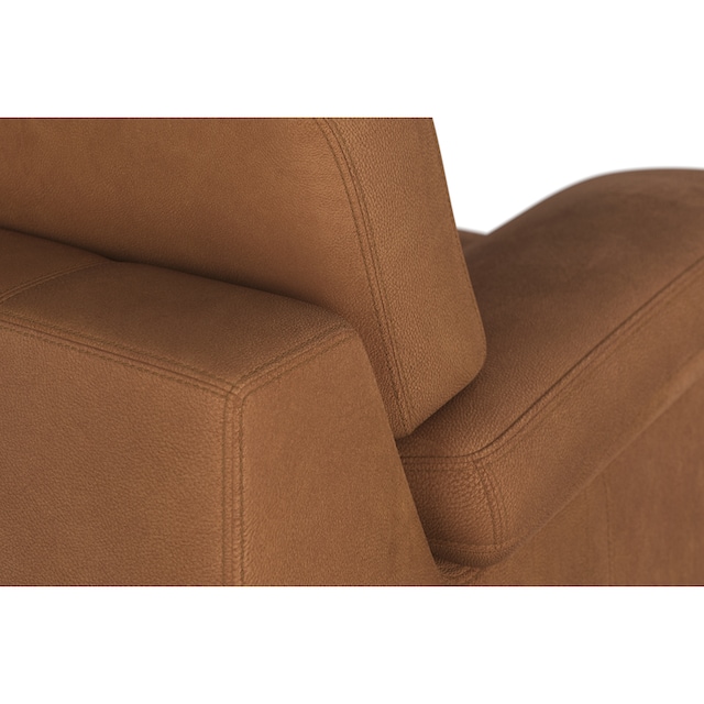 machalke® 3-Sitzer »diego«, mit weichen Armlehnen, Füße wengefarben, Breite  225 cm kaufen bei OTTO