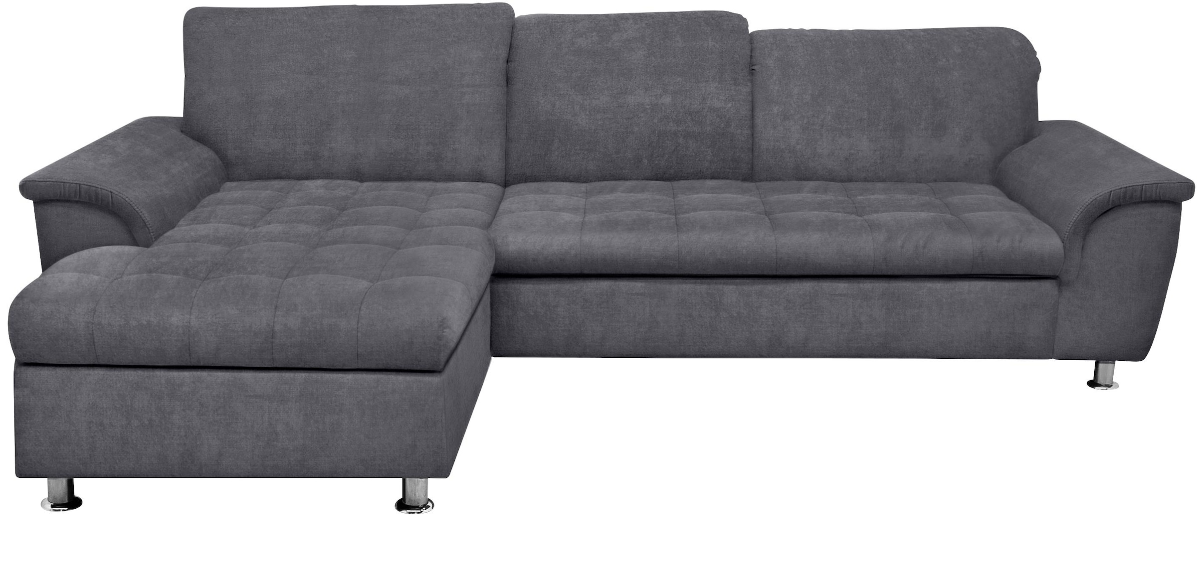 DOMO collection Ecksofa »Franzi«, wahlweise mit Bettfunktion, Bettkasten  und Kopfteilverstellung bei OTTO