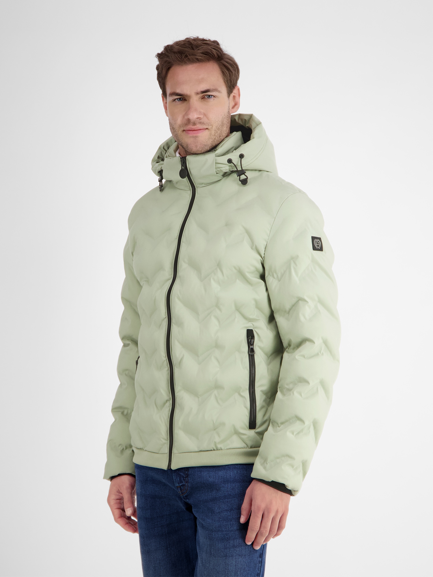 LERROS Steppjacke »LERROS Herren Funktions-Steppjacke«, mit Kapuze, Wasser- und windabweisend, atmungsaktiv