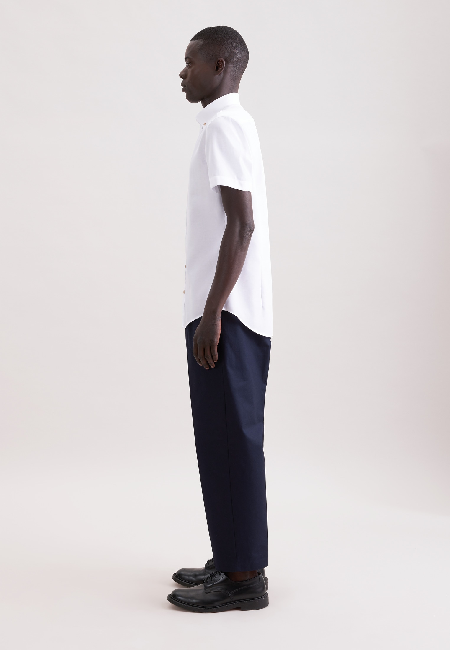 seidensticker Businesshemd »Schwarze Rose« Shaped 1/2 Button-Down-Kragen Struktur