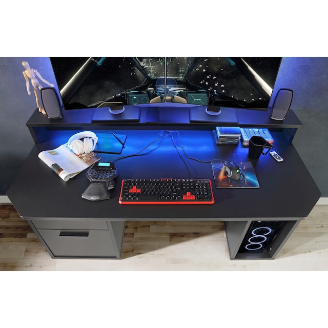 FORTE Gamingtisch »Tezaur«, wahlweise mit RGB-Beleuchtung OTTO Online Shop