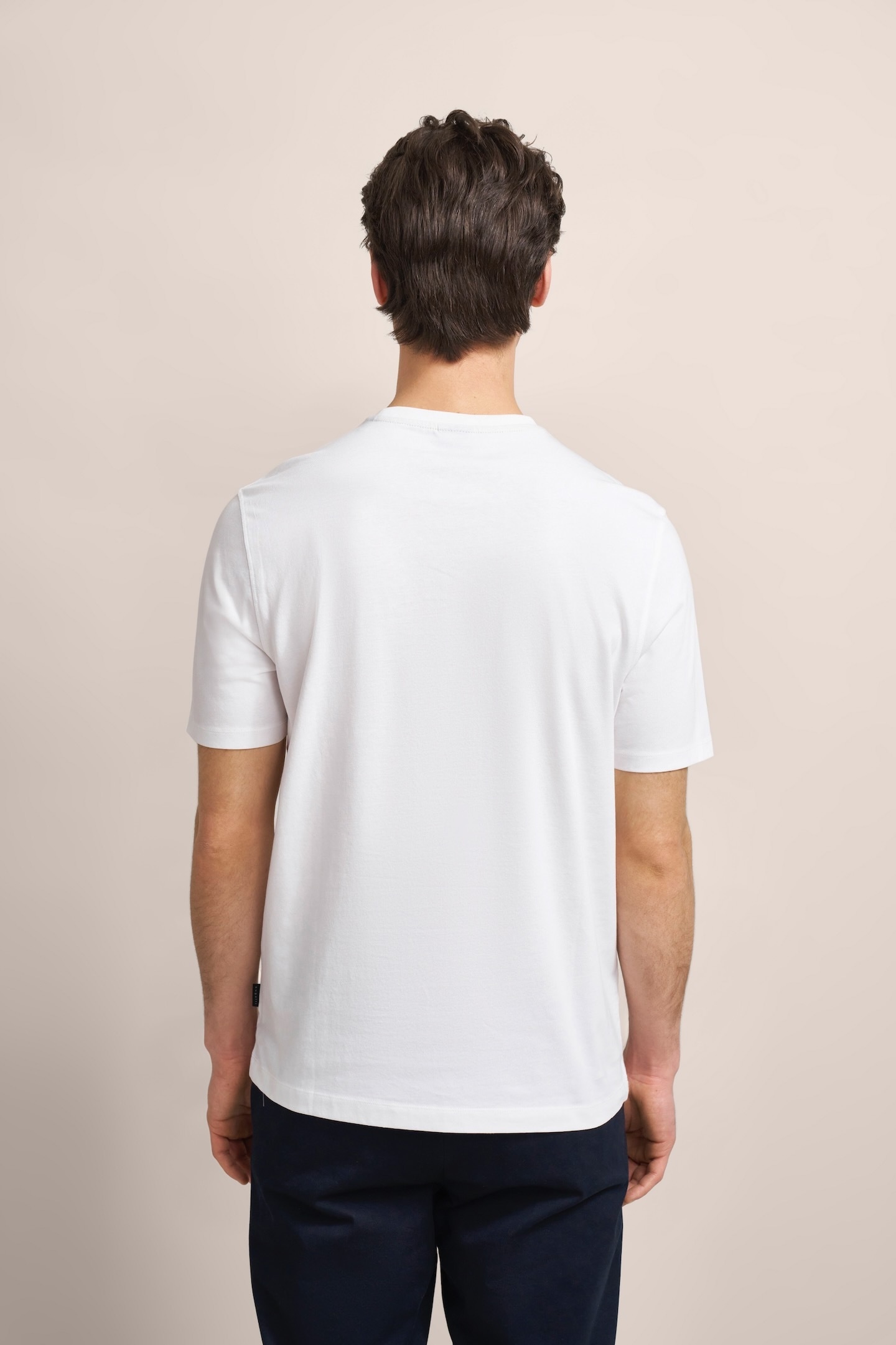 bugatti T-Shirt, mit gummiertem Logo-Print