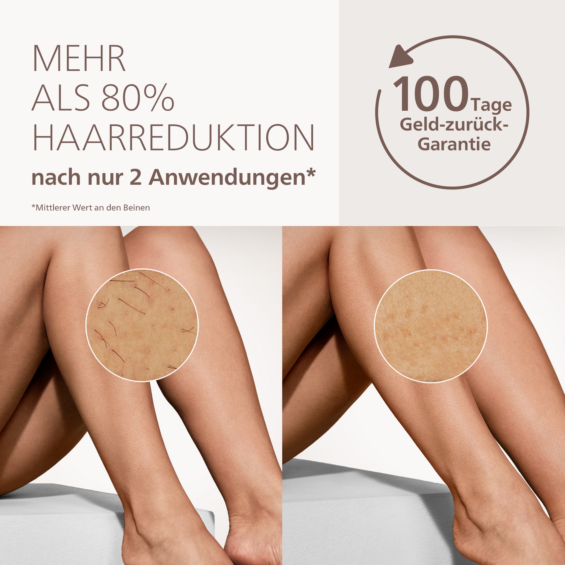 Philips IPL-Haarentferner »Philips Lumea Series 9900 Pro BRC342/00, NEUHEIT« 4 Aufsätze (Körper, Gesicht, Achseln, Bikinizone), Audioführung