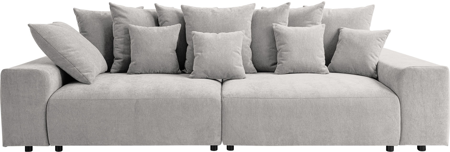WERK2 Big-Sofa »Maxi B, Breite 290 cm«, Maximaler Kuschelkomfort: XXL-Sofa mit 78 cm Sitztiefe & 12 Kissen