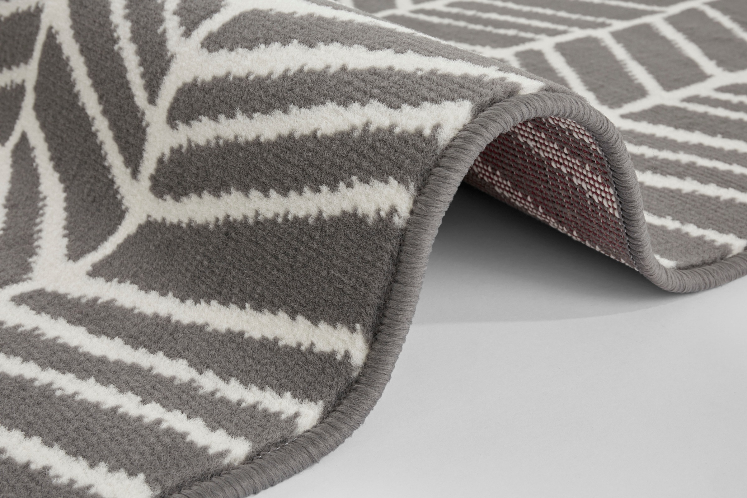 andas Läufer »Luke«, rechteckig, 8 mm Höhe, Kurzflor, Streifen-Design, kräftige Farben, gekettelt