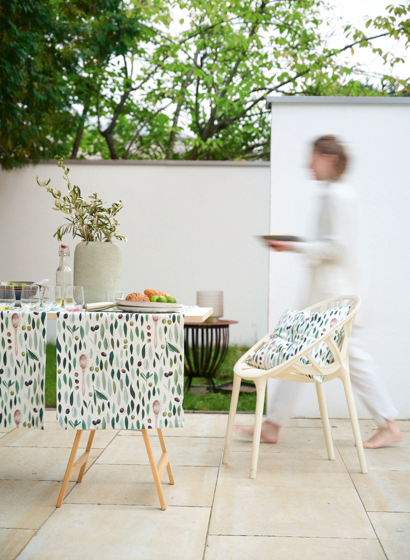 APELT Kissenbezüge »7007« Olivendesign als all-over