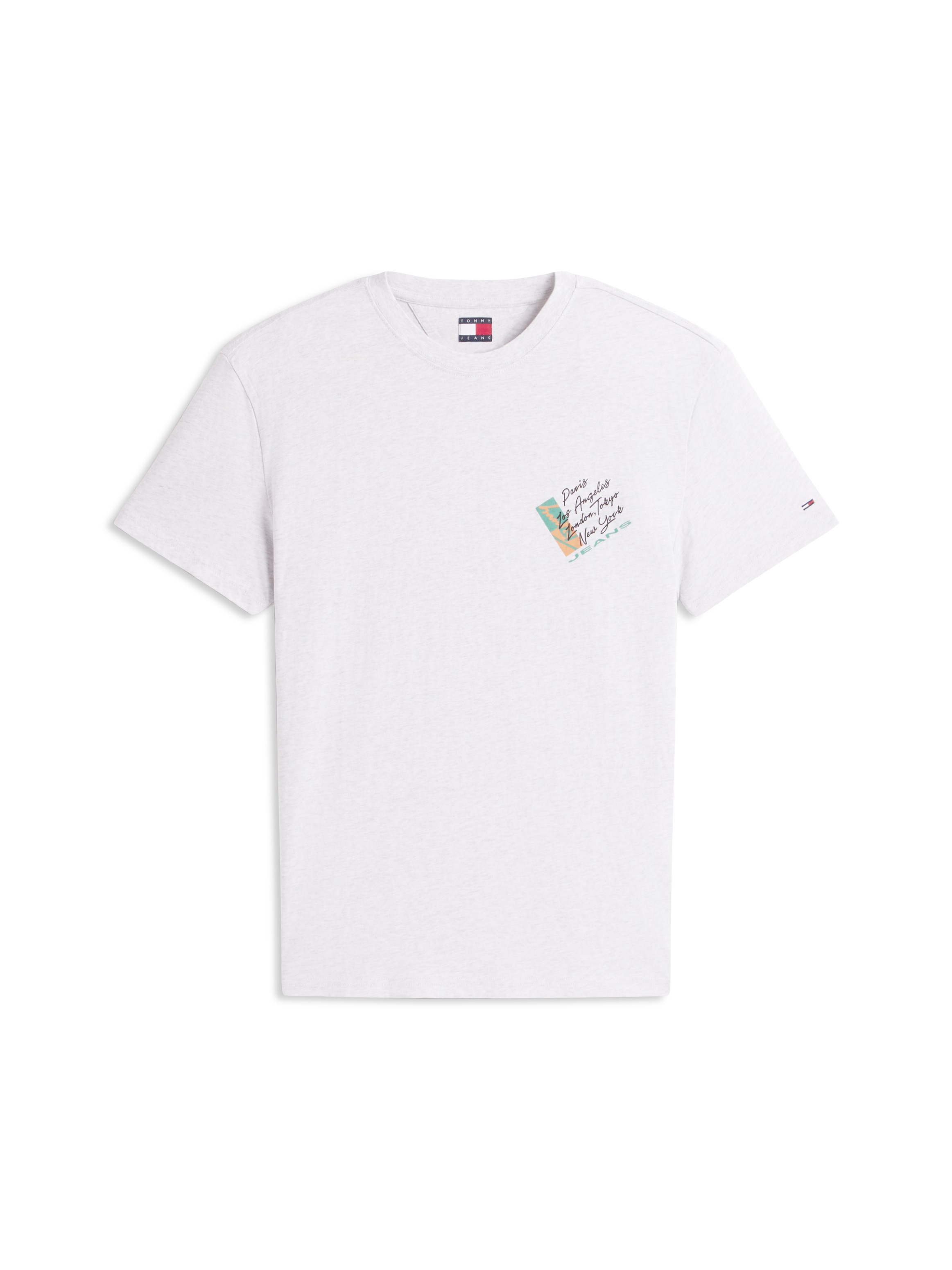 Tommy Jeans T-Shirt »TJM REGULAR FIT SIGN SHIFT« mit Label-Print, Baumwoll-Jersey