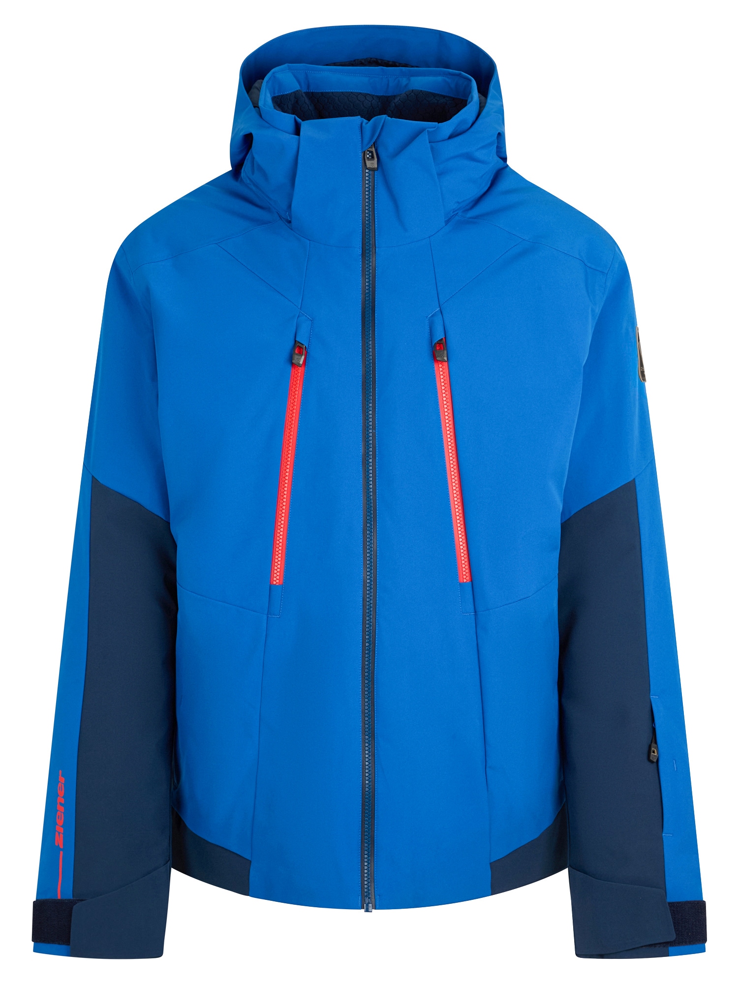 Ziener Skijacke »TISCON-Z AQUASHIELD® HERREN« wasserdicht, winddicht, atmungsaktiv, elastisch, Kapuze