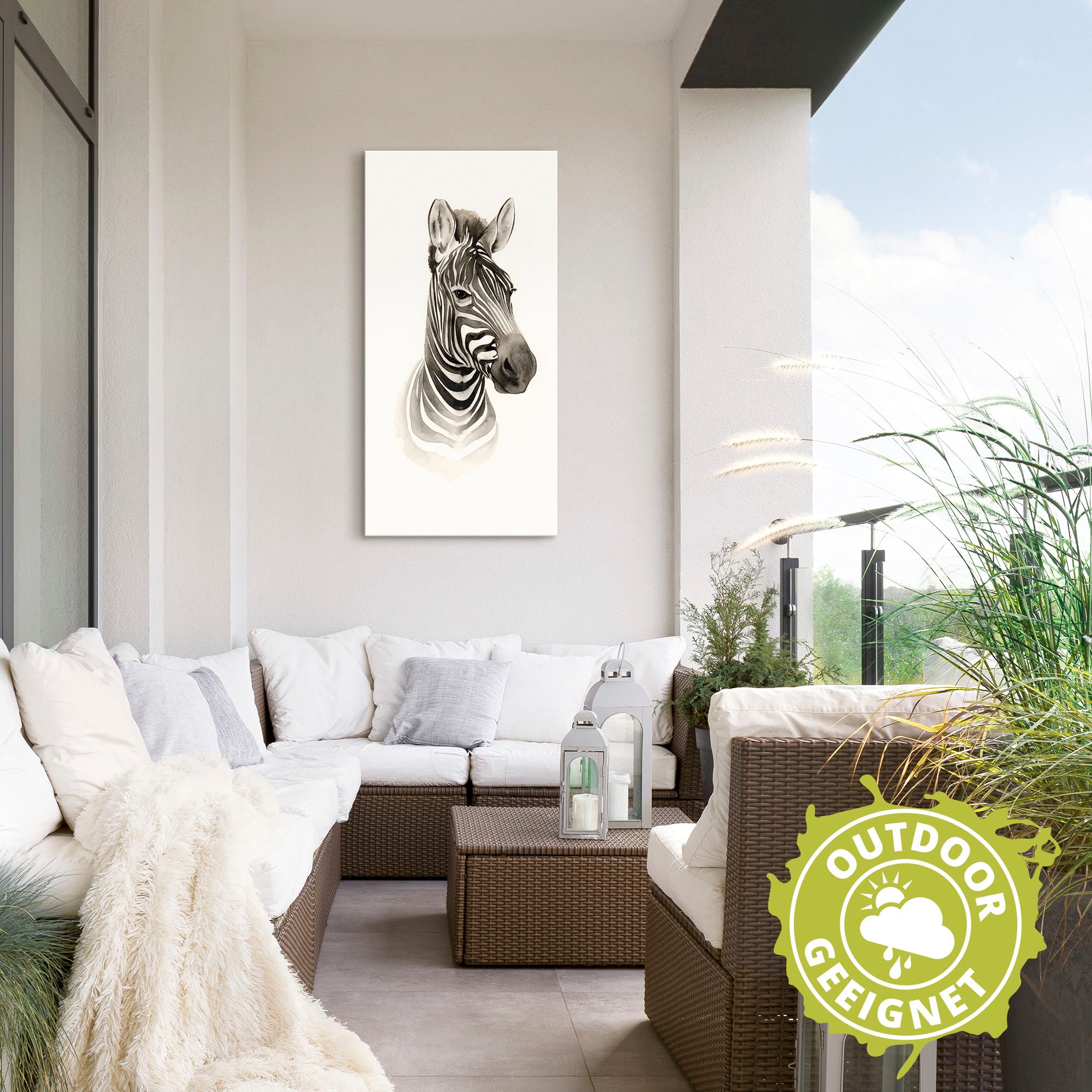 Artland Wandbild »Safari Porträt I«, Wildtiere, (1 St.), als Alubild, Outdoorbild, Leinwandbild, Wandaufkleber, versch. Größen
