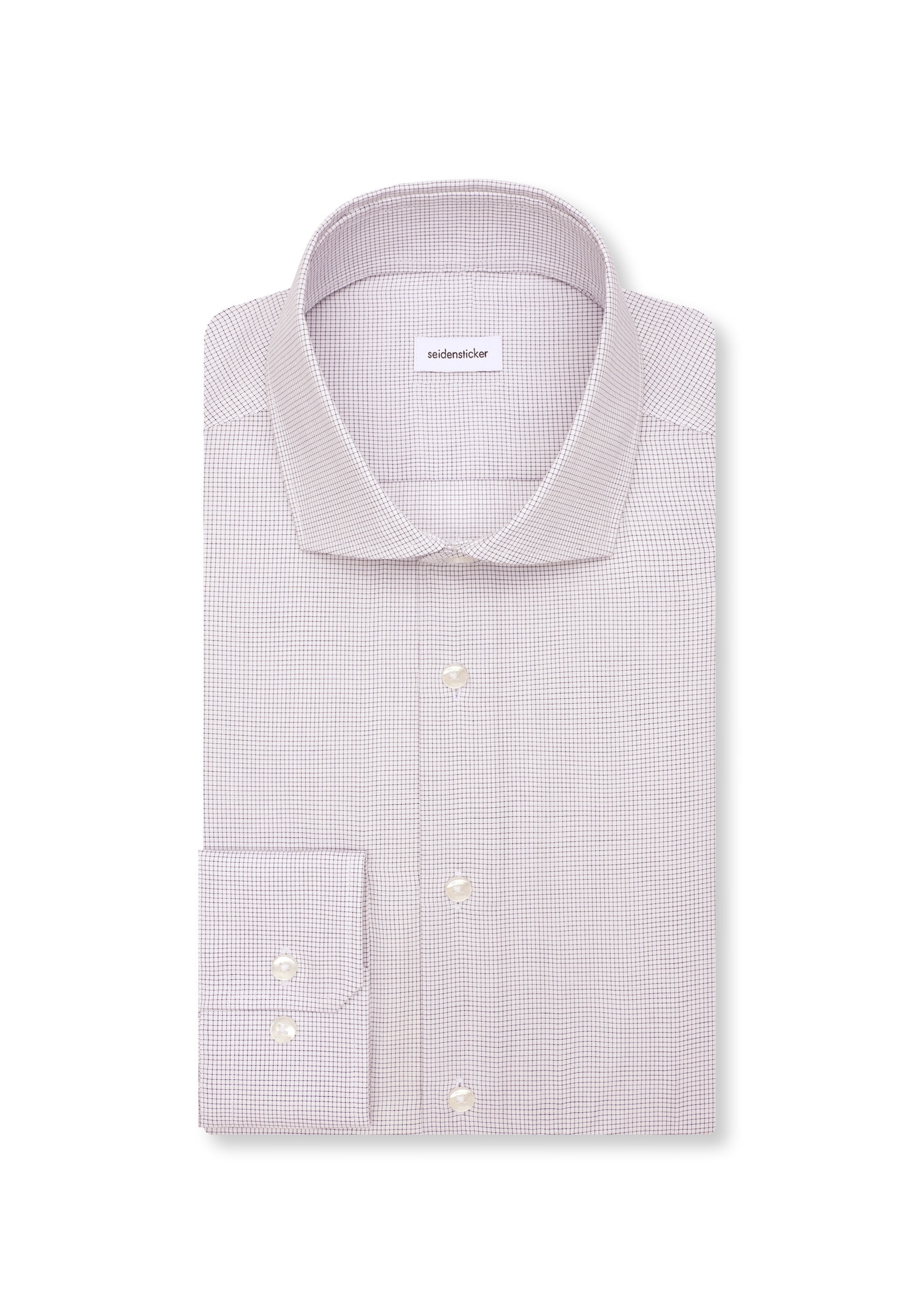 seidensticker Businesshemd »Schwarze Rose« X-Slim 1/1 Kentkragen Karo