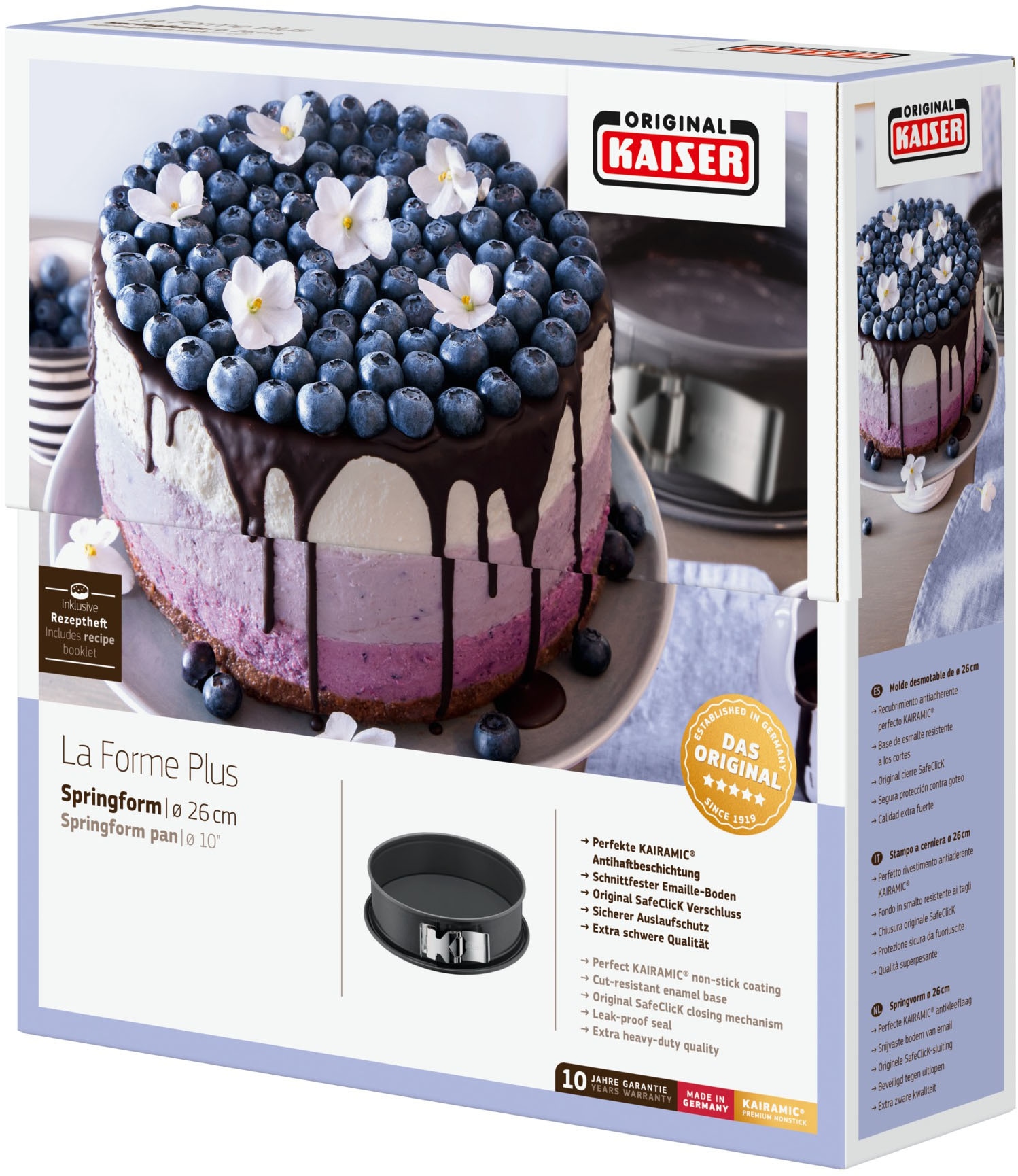 Kaiser Backformen Springform »La Forme Plus«, schnittfest, backofenfest, auslaufsicher, Made in Germany